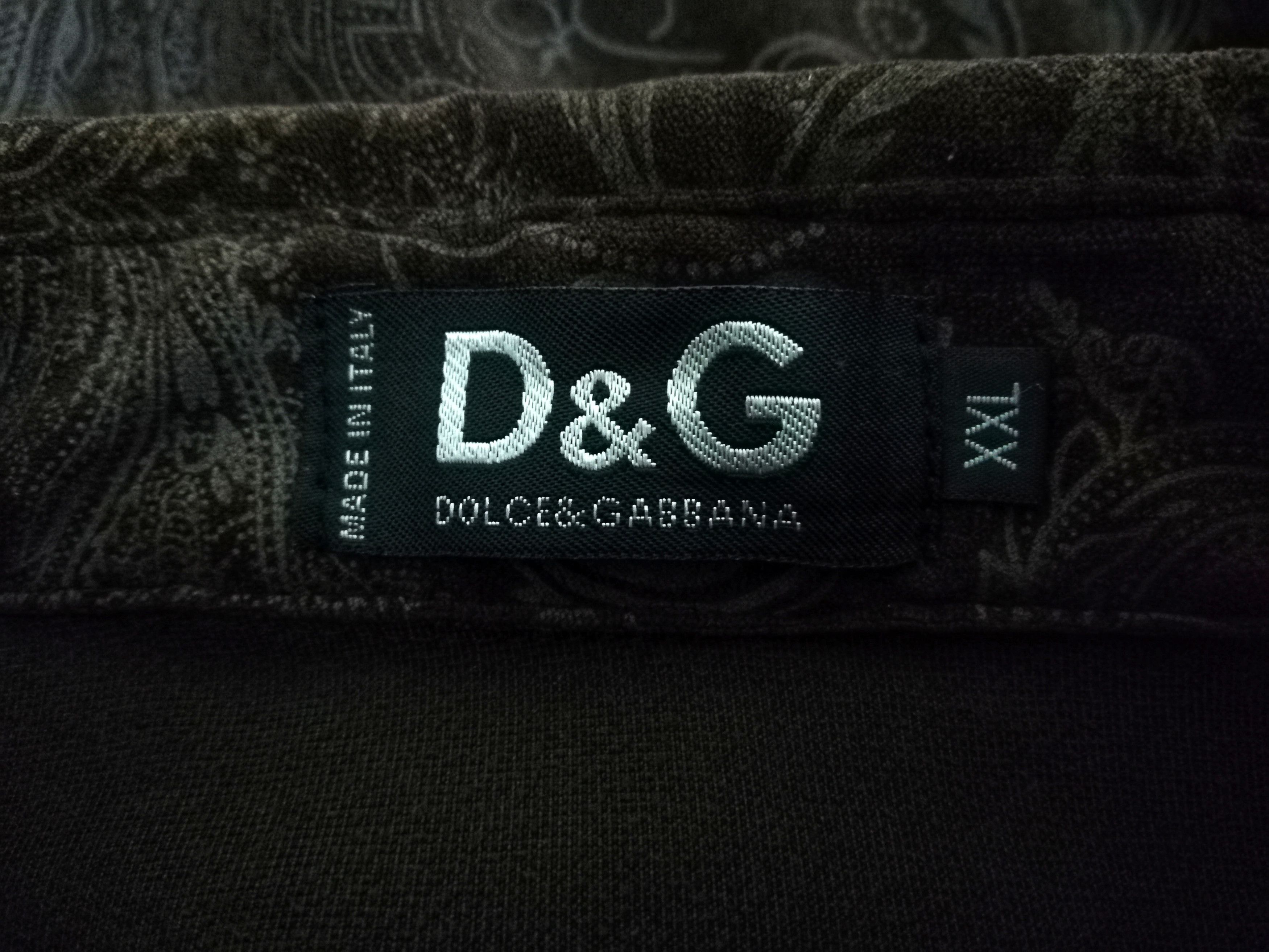 Dolce & Gabbana 🔥Vintage Dolce & Gabbana Paisley Printed Ls Shirts🔥 Size US L / EU 52-54 / 3 - 10 Thumbnail