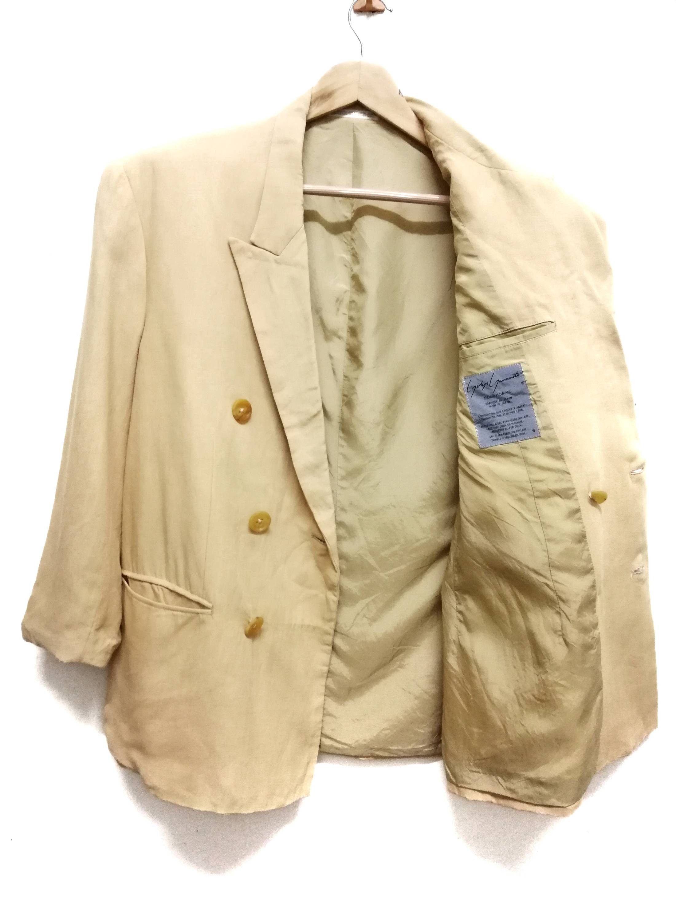 Yohji Yamamoto 🔥Yohji Yamamoto Pour Home Stylish Blazers Jacket🔥 Size US S / EU 44-46 / 1 - 1 Thumbnail