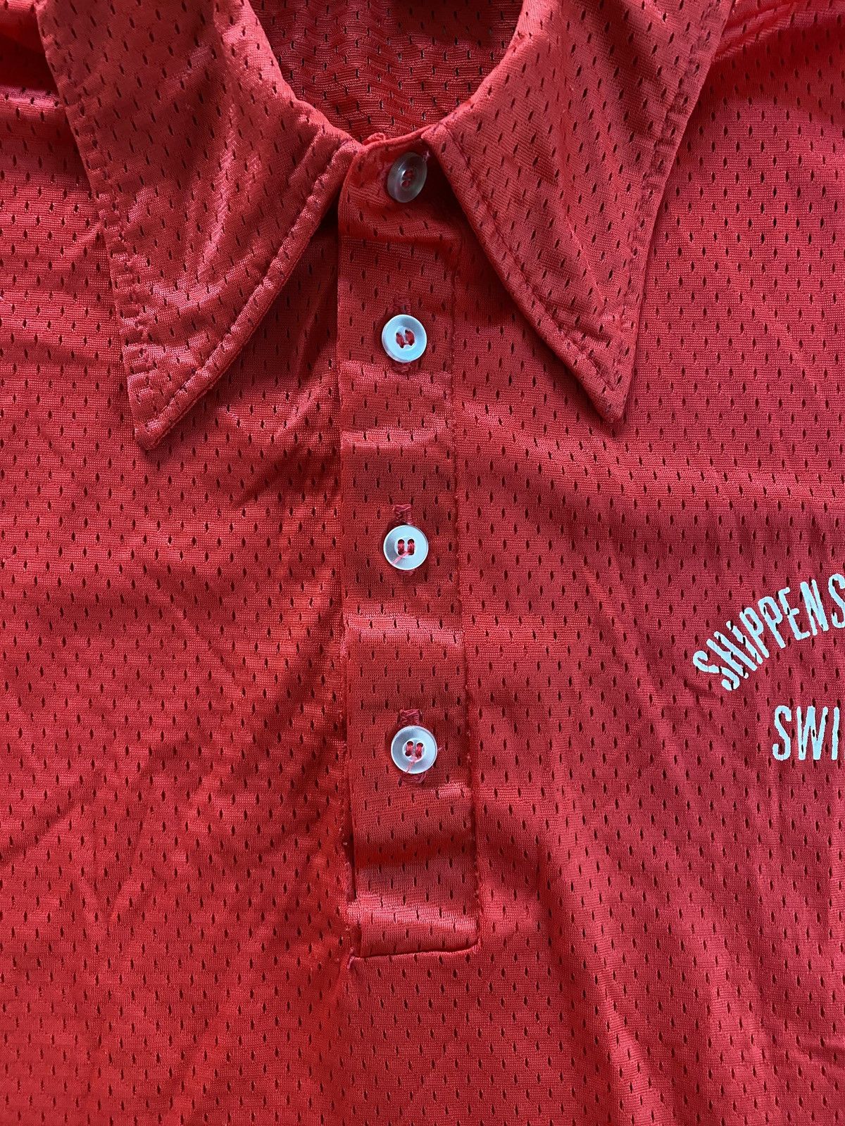 Champion Vintage 70’s Shippensburg State Swim Champion Mesh Polo Size US L / EU 52-54 / 3 - 6 Thumbnail