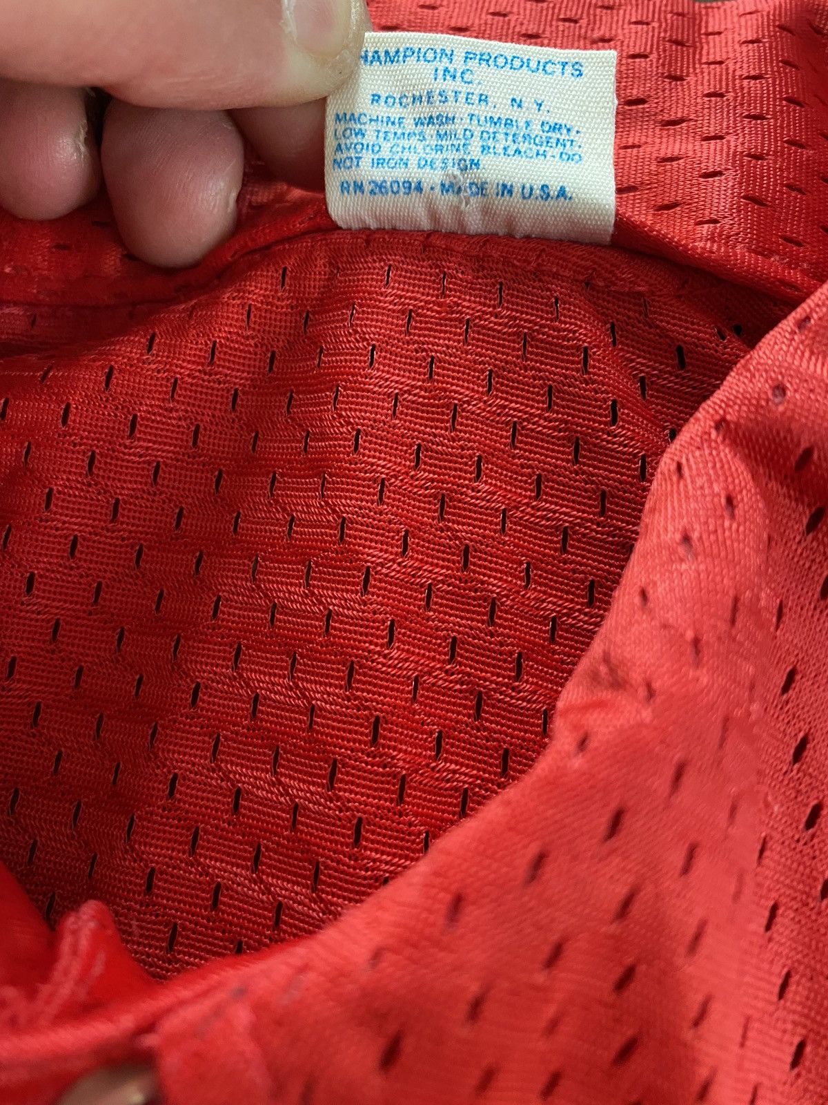 Champion Vintage 70’s Shippensburg State Swim Champion Mesh Polo Size US L / EU 52-54 / 3 - 8 Thumbnail