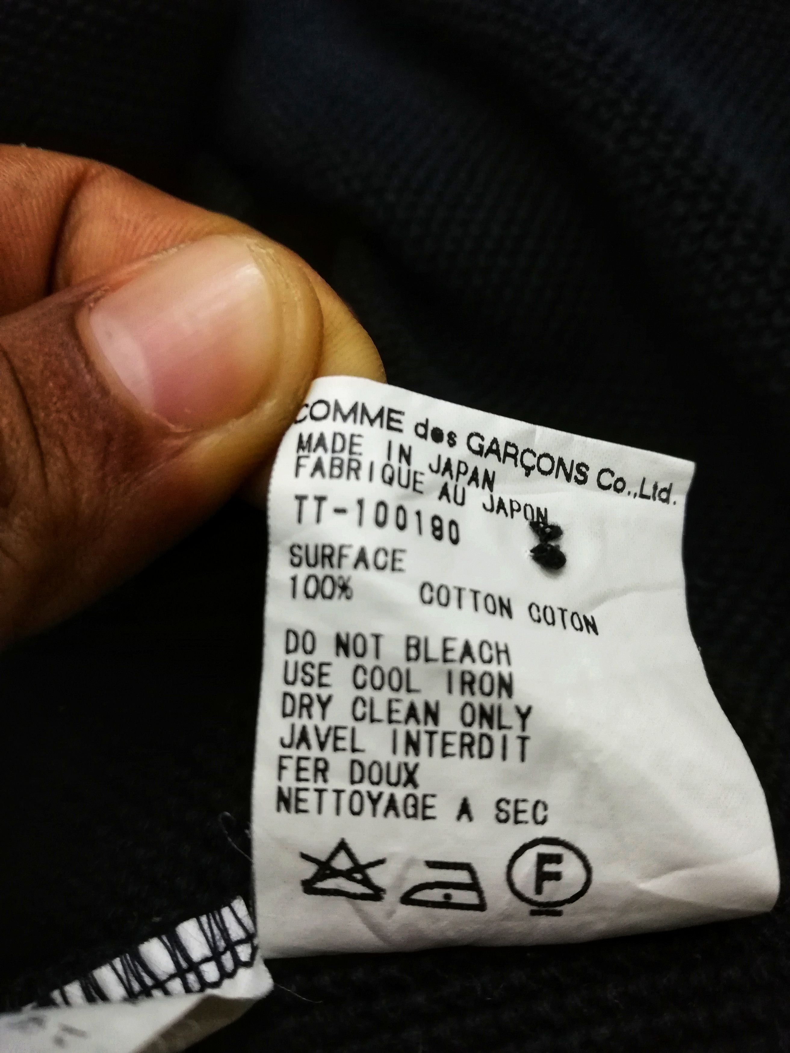 Comme des Garcons 🔥Tricot CDG AD 1998 Long Sleeve Button Up Surface Cotton Size US S / EU 44-46 / 1 - 5 Thumbnail