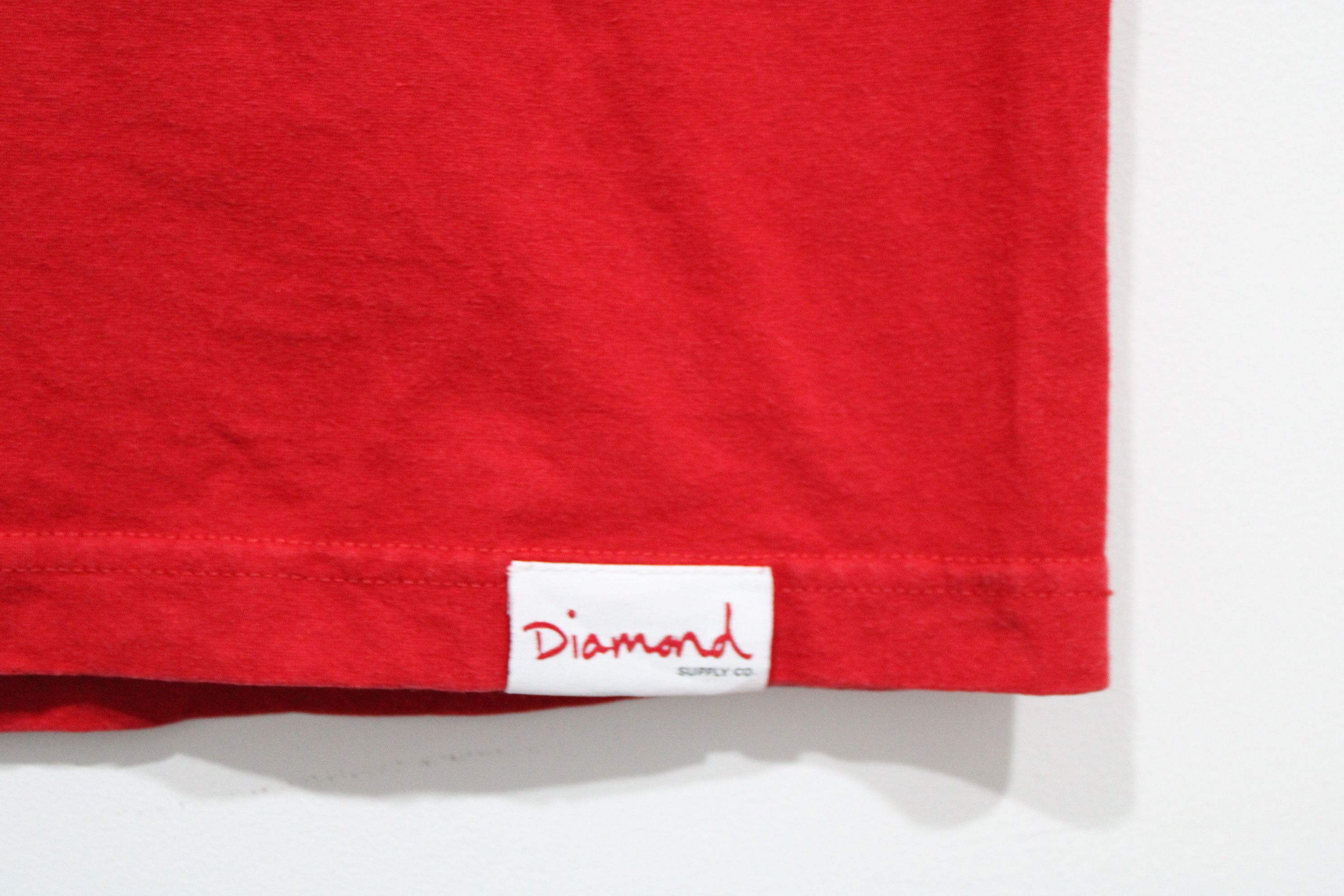 Diamond Supply Co. Diamond Supply Co Red Tee Size US L / EU 52-54 / 3 - 3 Thumbnail
