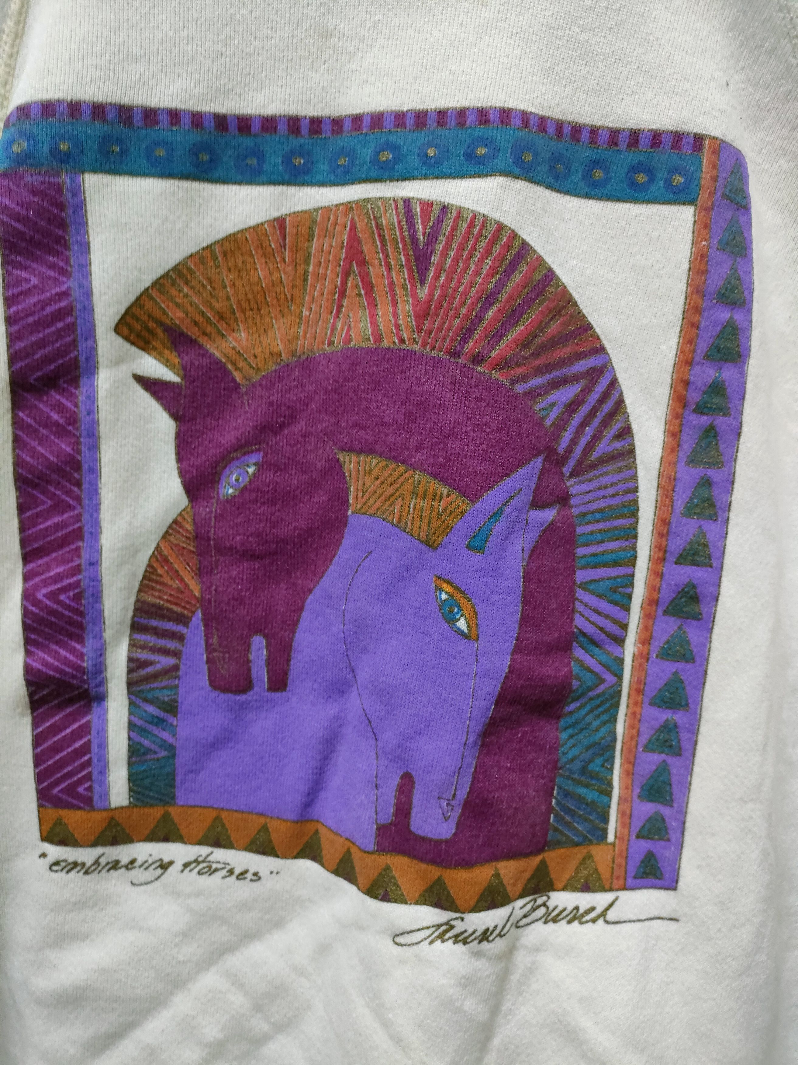 Vintage Vintage Laurel Burch Art Sweatshirt Size US L / EU 52-54 / 3 - 7 Thumbnail