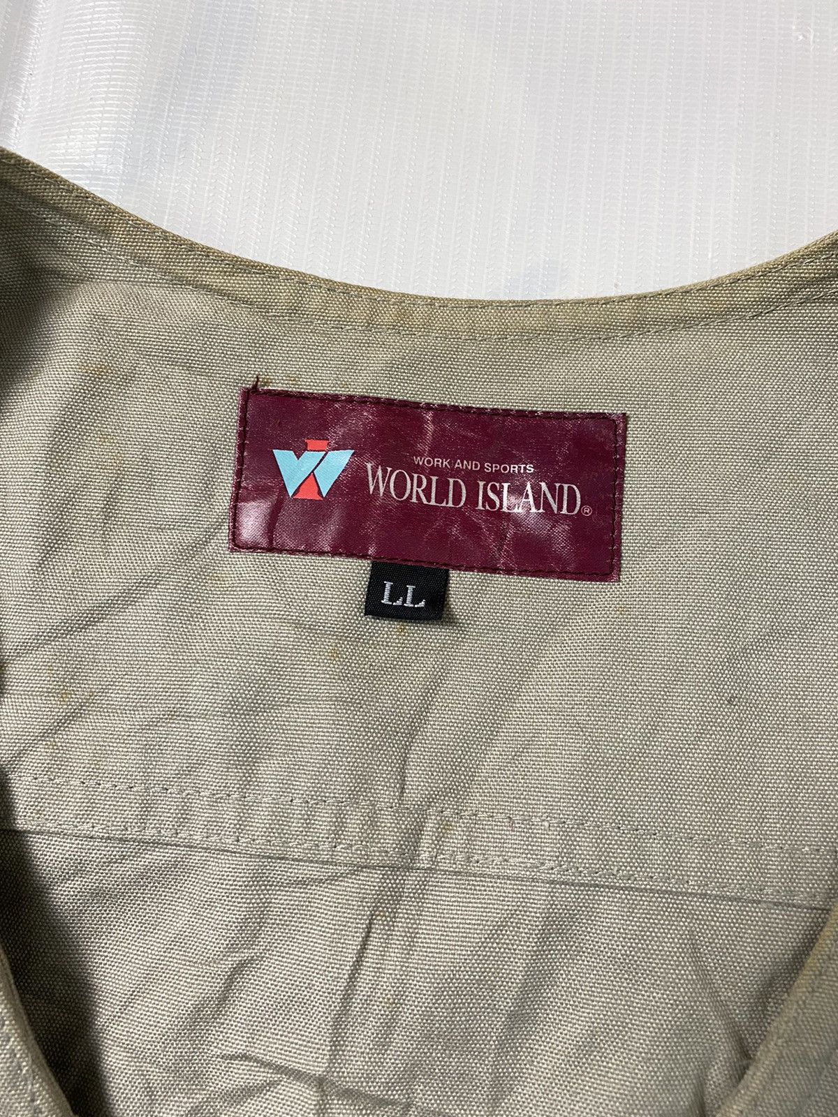 Japanese Brand × Vintage Vintage Utility Vest World Island Size US M / EU 48-50 / 2 - 5 Thumbnail