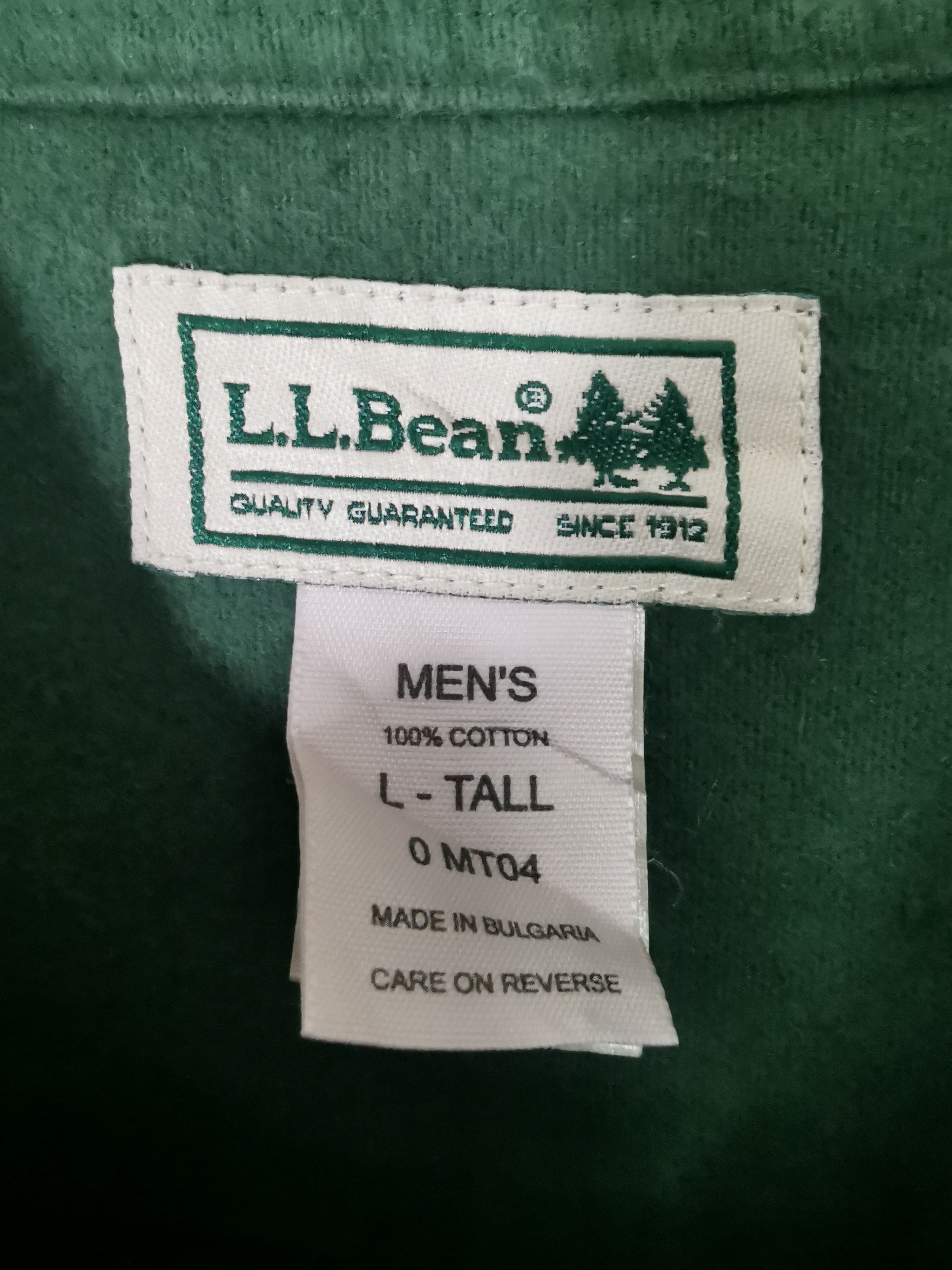 L.L. Bean Vintage LL Bean Chamois Cotton Shirt Made in Bulgaria Size US L / EU 52-54 / 3 - 7 Thumbnail