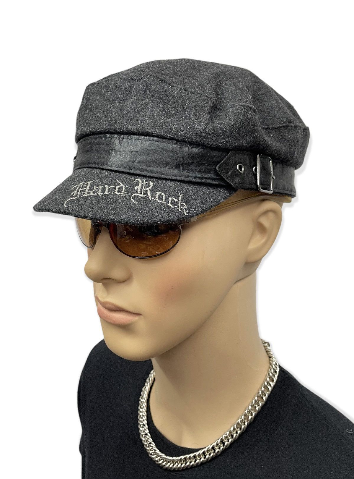 HARD ROCK CAFE Fiddler Breton Captain’s Wool Hat