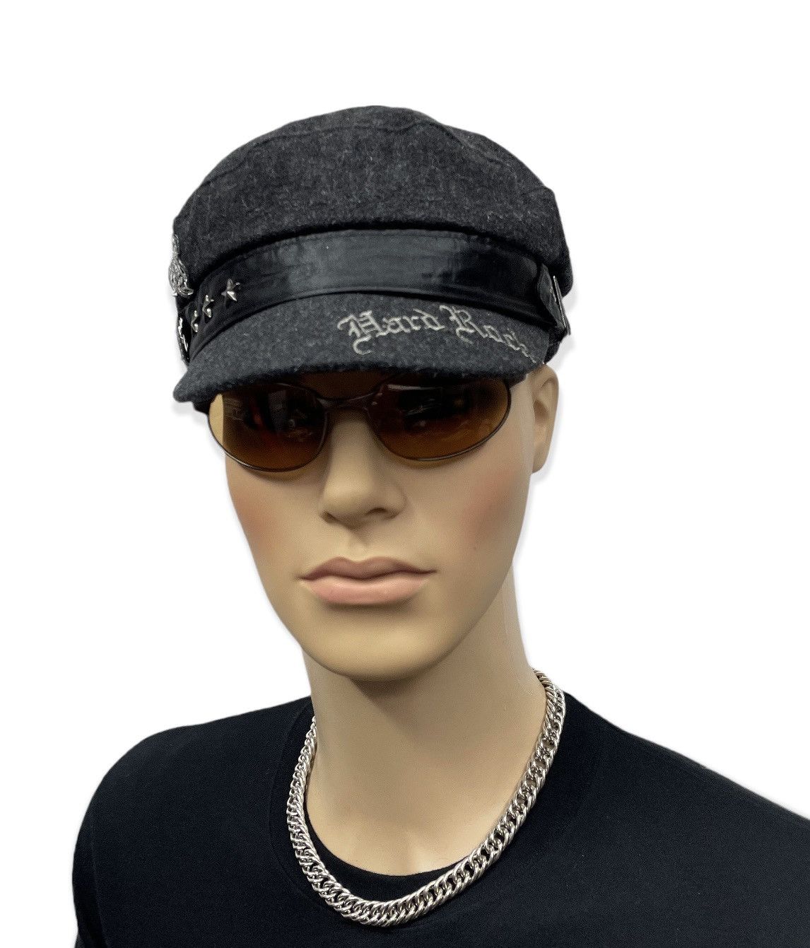 Hard Rock Cafe HARD ROCK CAFE Fiddler Breton Captain’s Wool Hat Size ONE SIZE - 3 Thumbnail