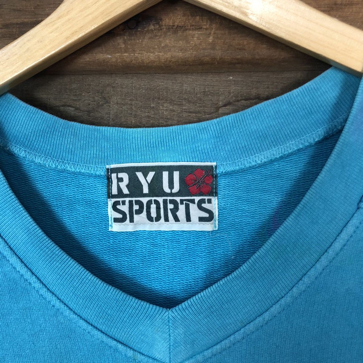 Japanese Brand Ray Sport Tie Dye Dark Blue Sweatshirt #5611 Size US M / EU 48-50 / 2 - 8 Thumbnail