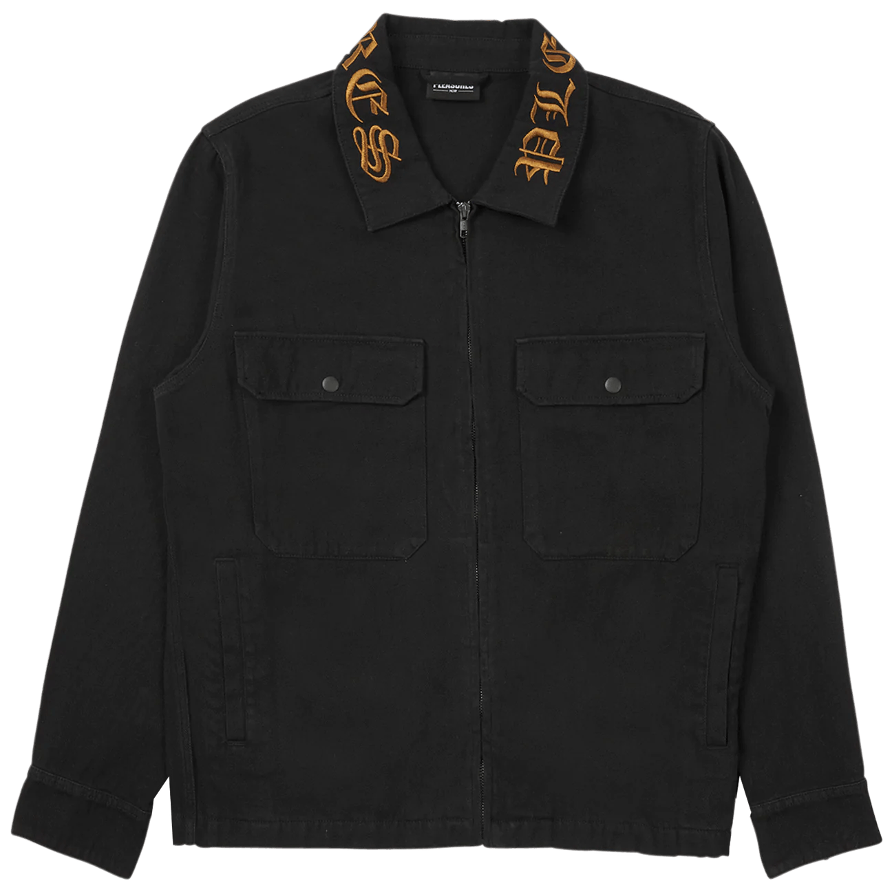 image of Pleasures Temper Work Jacket in Black, Men's (Size 2XL)