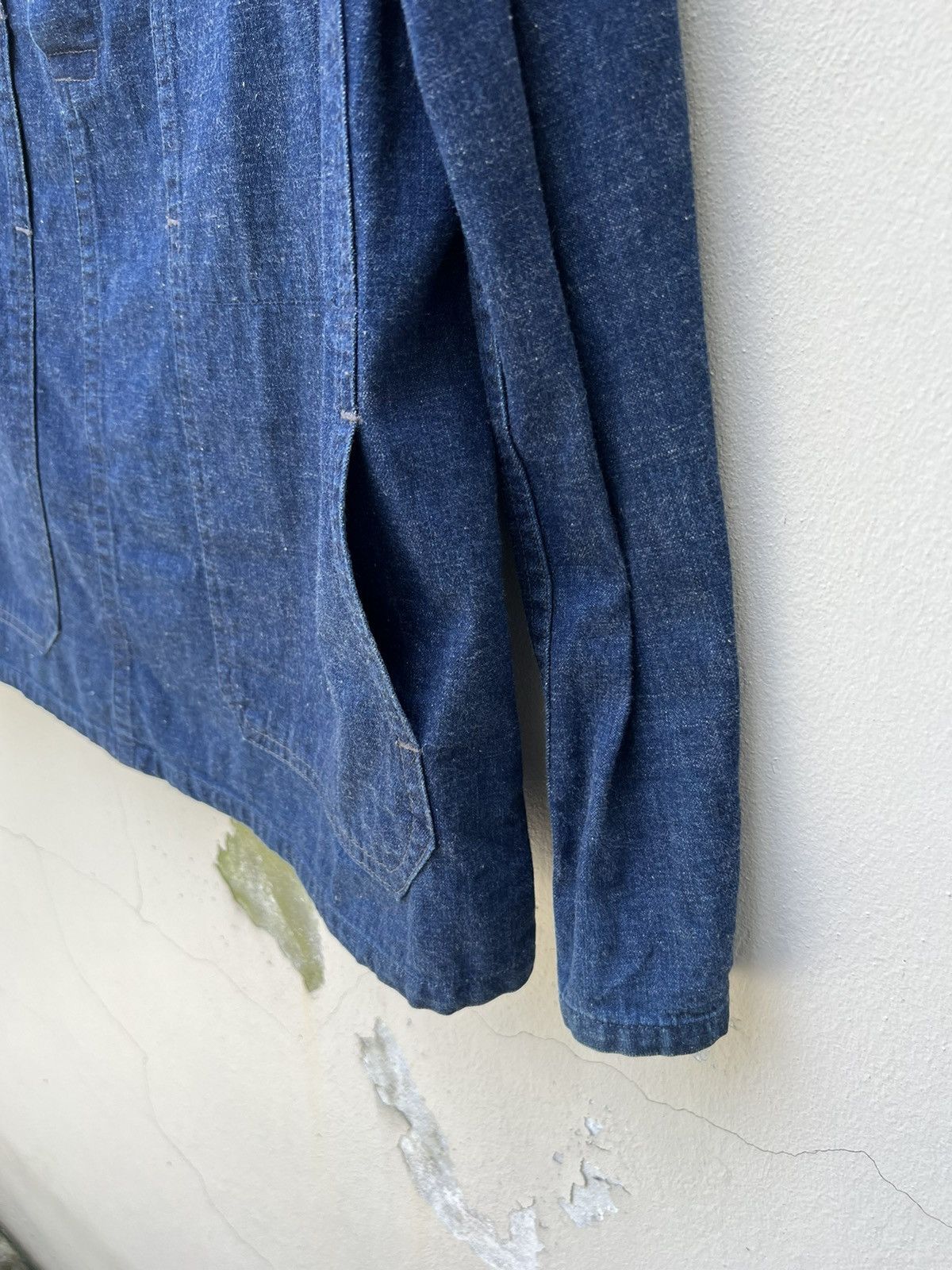 Blue Blue Japan VTG Blue Blue Japan Indigo Blue Pull Over Denim Jacket Shirt Size US M / EU 48-50 / 2 - 9 Thumbnail