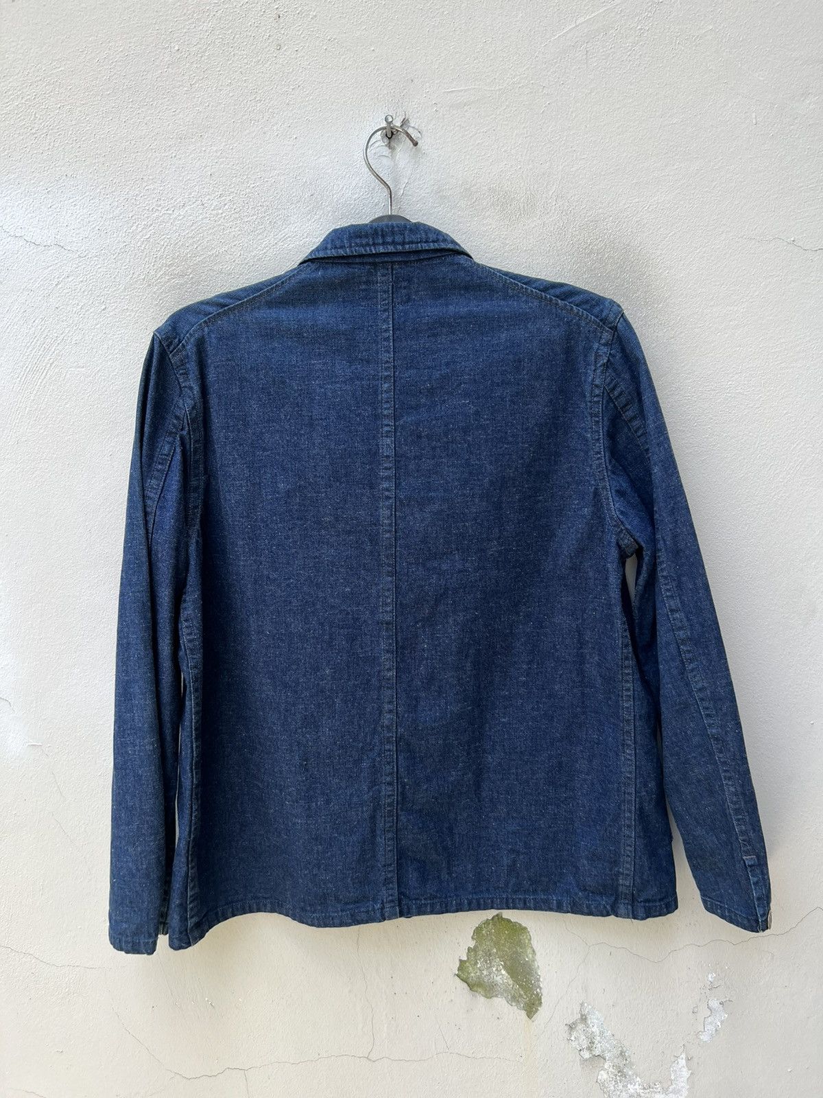 Blue Blue Japan VTG Blue Blue Japan Indigo Blue Pull Over Denim Jacket Shirt Size US M / EU 48-50 / 2 - 13 Thumbnail