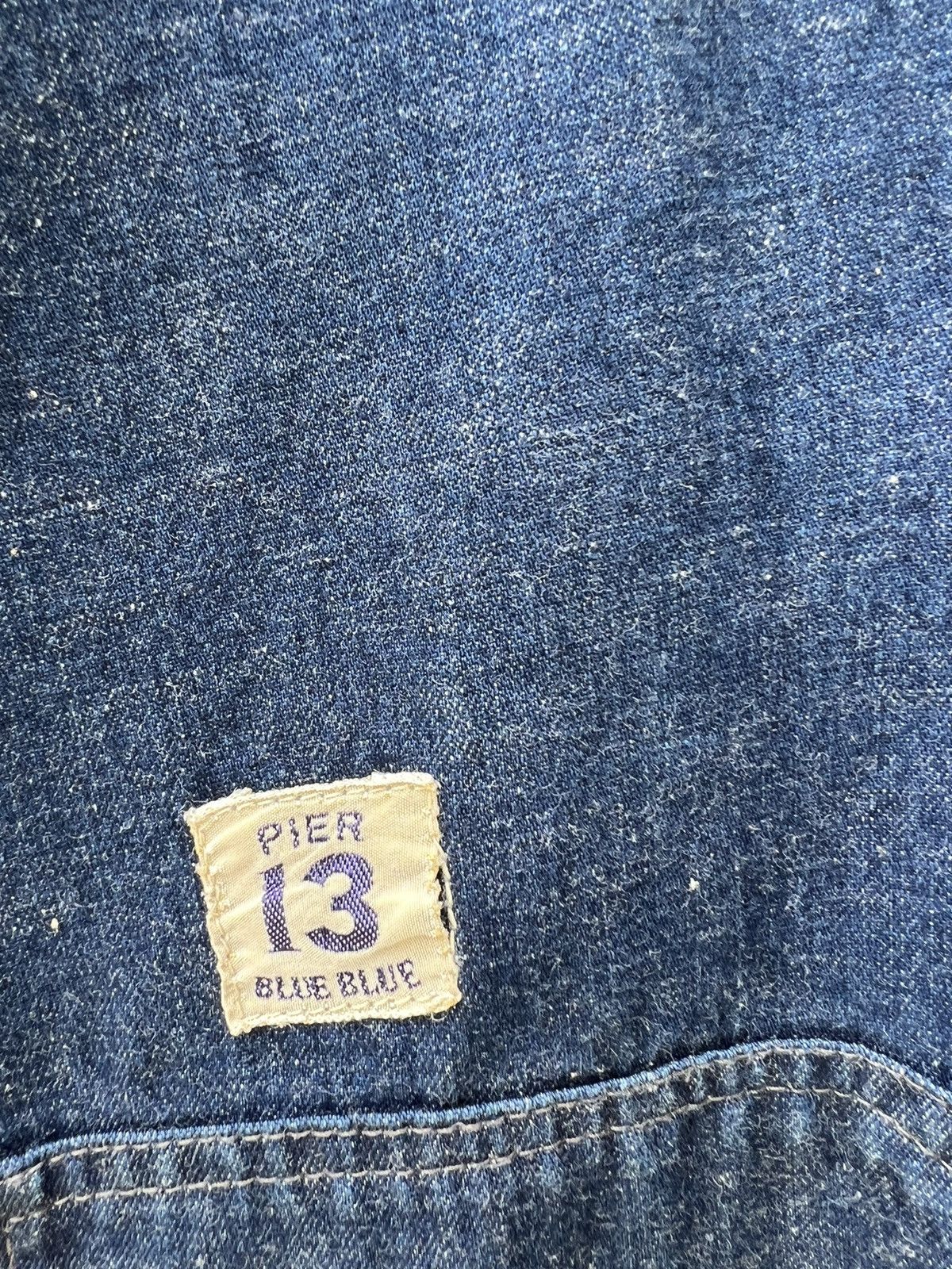 Blue Blue Japan VTG Blue Blue Japan Indigo Blue Pull Over Denim Jacket Shirt Size US M / EU 48-50 / 2 - 8 Thumbnail