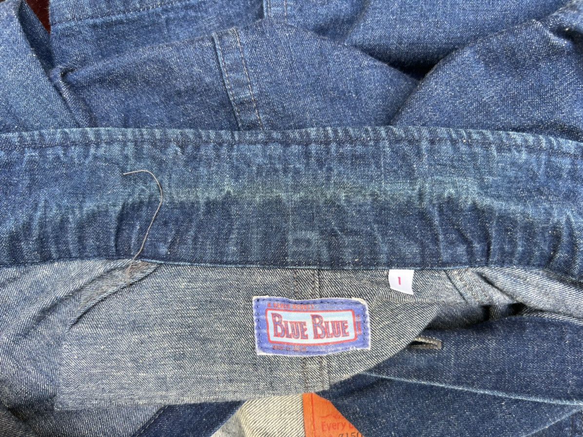 Blue Blue Japan VTG Blue Blue Japan Indigo Blue Pull Over Denim Jacket Shirt Size US M / EU 48-50 / 2 - 16 Thumbnail