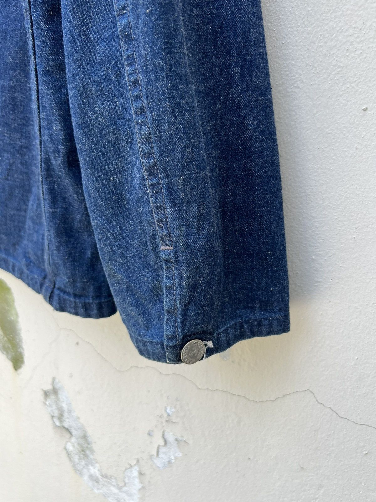 Blue Blue Japan VTG Blue Blue Japan Indigo Blue Pull Over Denim Jacket Shirt Size US M / EU 48-50 / 2 - 14 Thumbnail