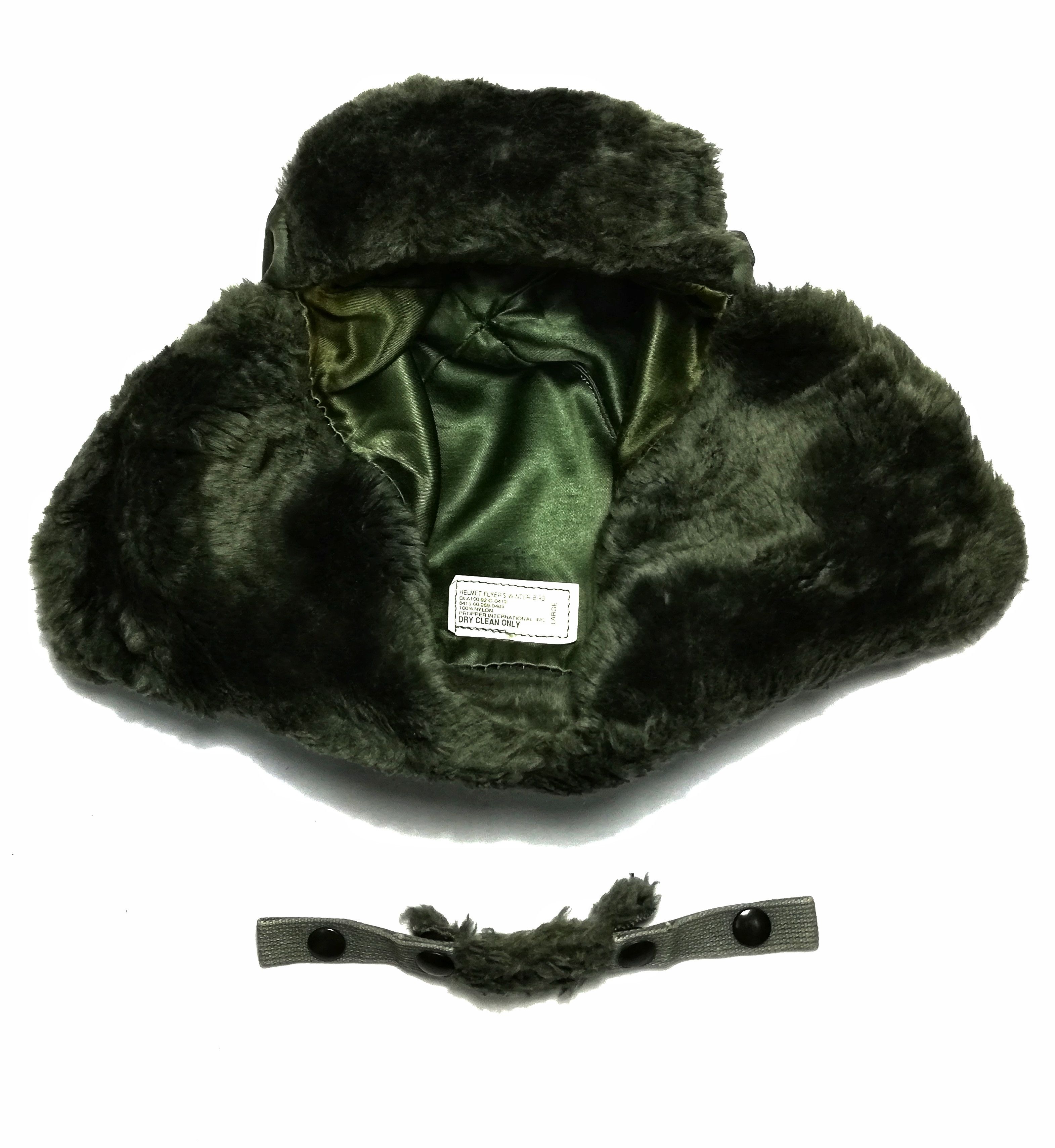 Vintage 🔥USAF Helmet ,Fl Yer's ,Winter B-9B Army Snow Winter Hat🔥 Size ONE SIZE - 12 Thumbnail
