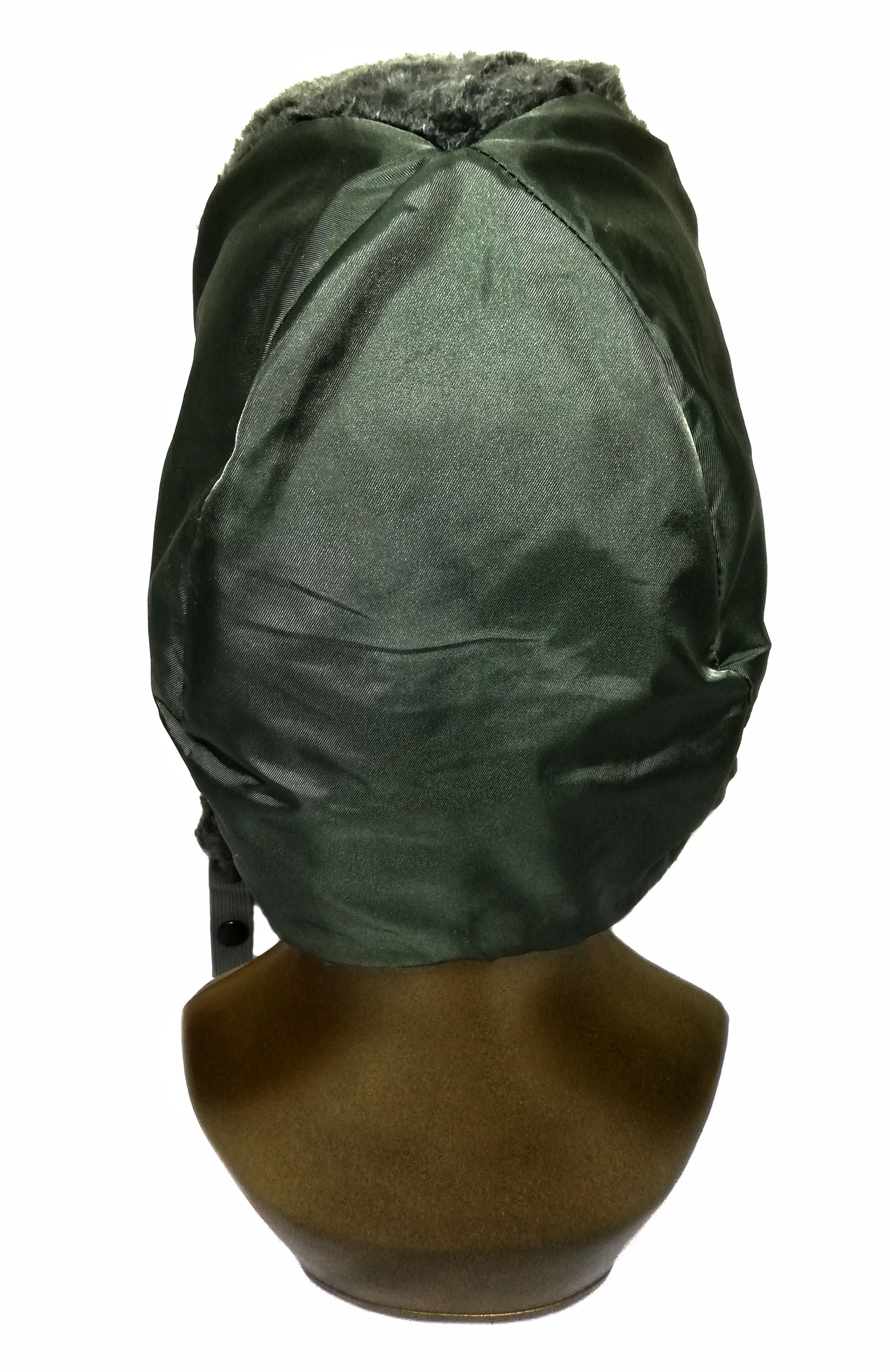 Vintage 🔥USAF Helmet ,Fl Yer's ,Winter B-9B Army Snow Winter Hat🔥 Size ONE SIZE - 5 Thumbnail