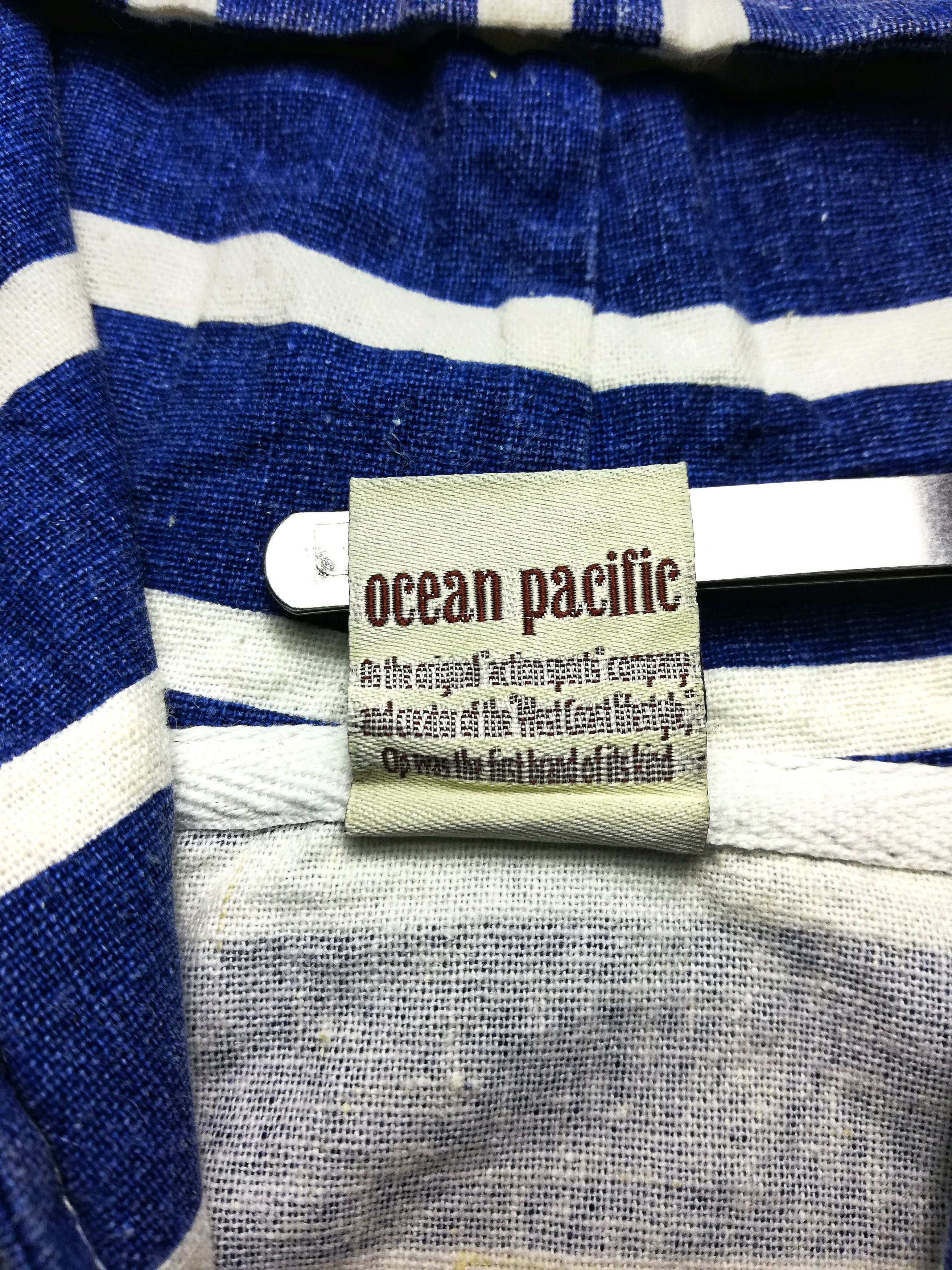 Other 🔥Ocean Pacific Sunwear Hoodie Classic Stripe Pullover Hemp Size US M / EU 48-50 / 2 - 7 Thumbnail