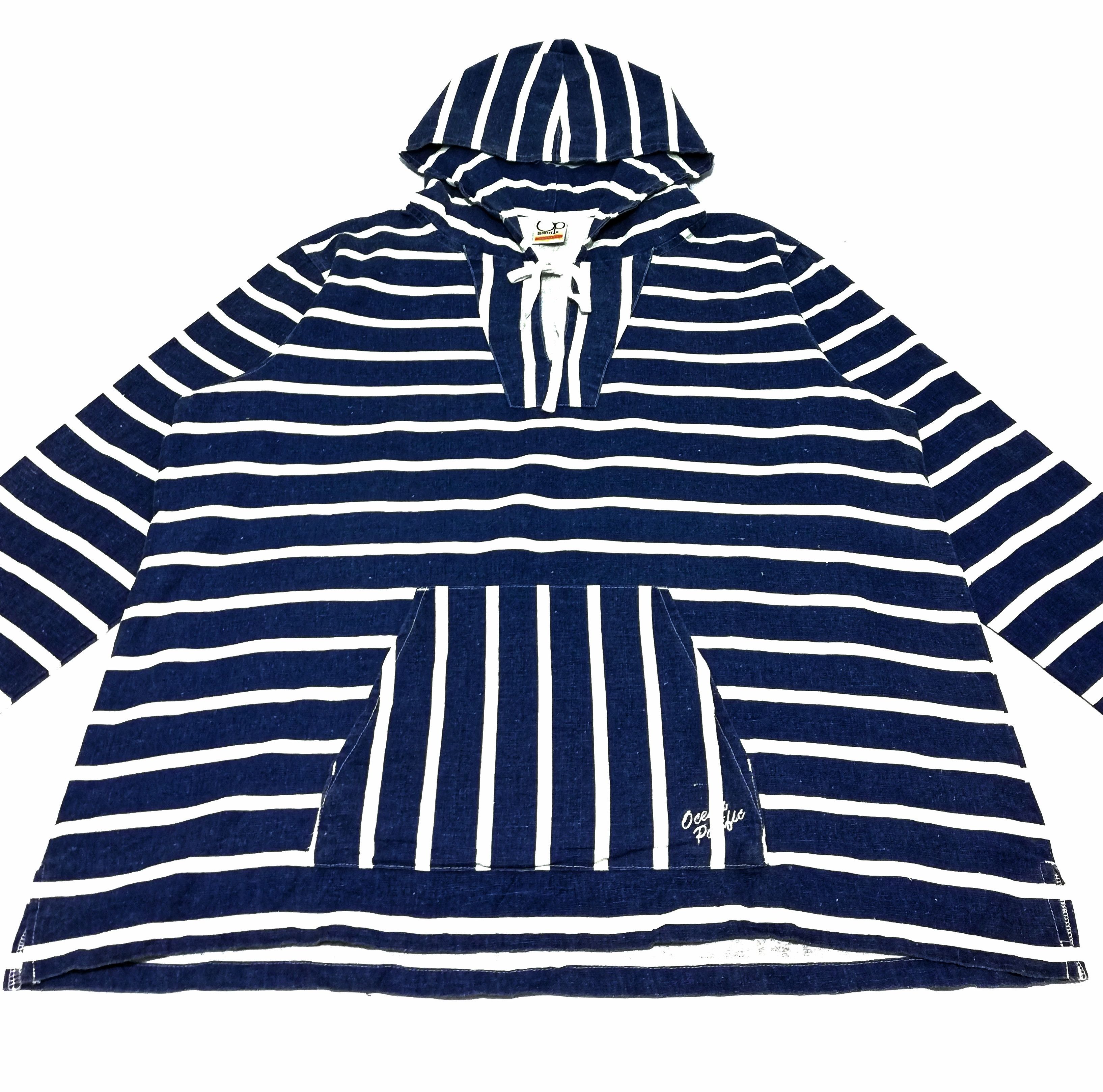 Other 🔥Ocean Pacific Sunwear Hoodie Classic Stripe Pullover Hemp Size US M / EU 48-50 / 2 - 4 Thumbnail
