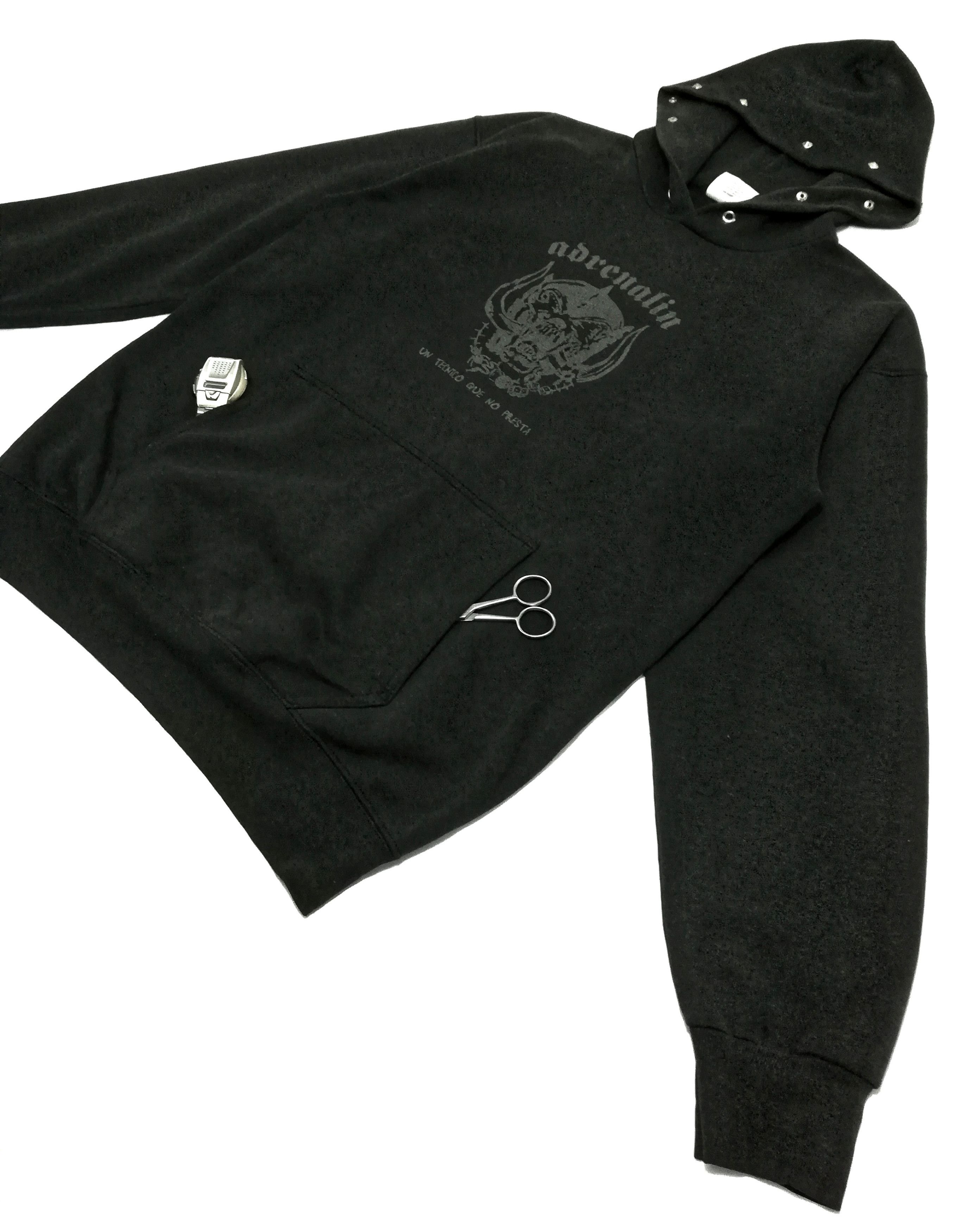Vintage 🔥Asrenalin Un Tecnico Que No Presta Big Logo Hoodie🔥 Size US M / EU 48-50 / 2 - 3 Thumbnail