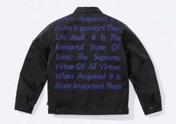 Supreme Supreme x Junya Watanabe Black Work Jacket Large | Grailed