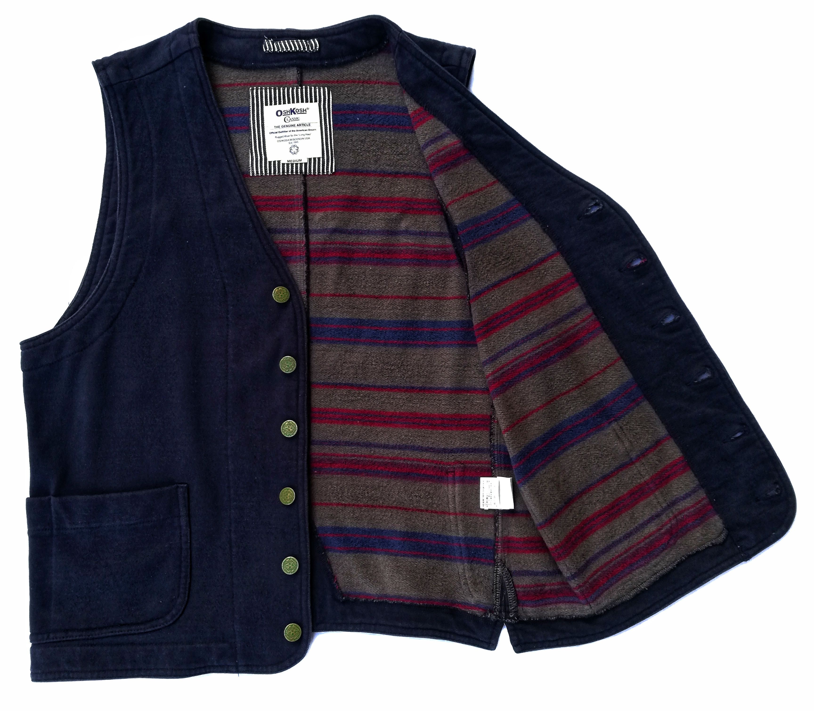 Oshkosh 🔥Oshkosh Classic The Genuine Article Casual Men Vest🔥 Size US M / EU 48-50 / 2 - 1 Thumbnail