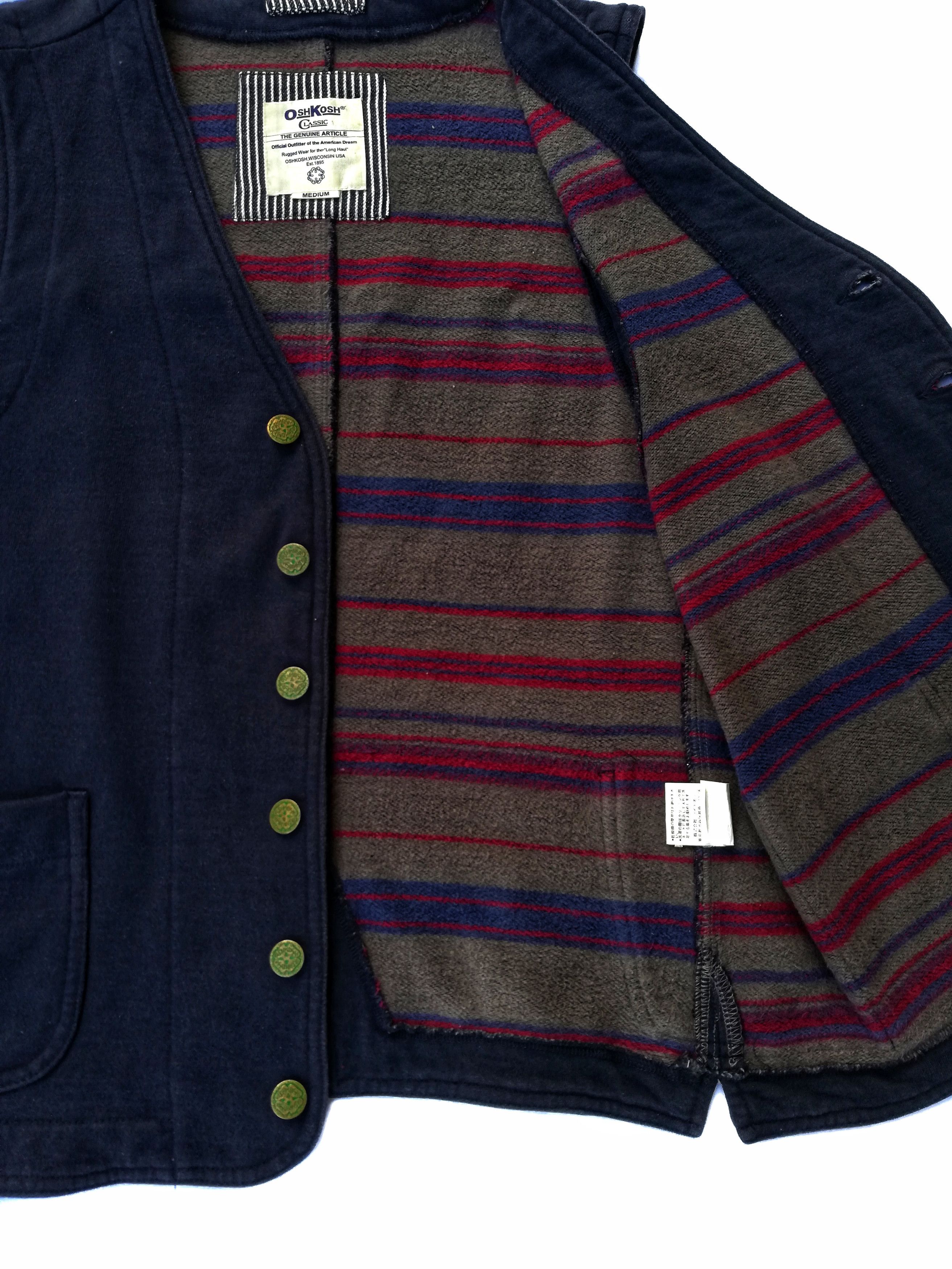 Oshkosh 🔥Oshkosh Classic The Genuine Article Casual Men Vest🔥 Size US M / EU 48-50 / 2 - 2 Thumbnail