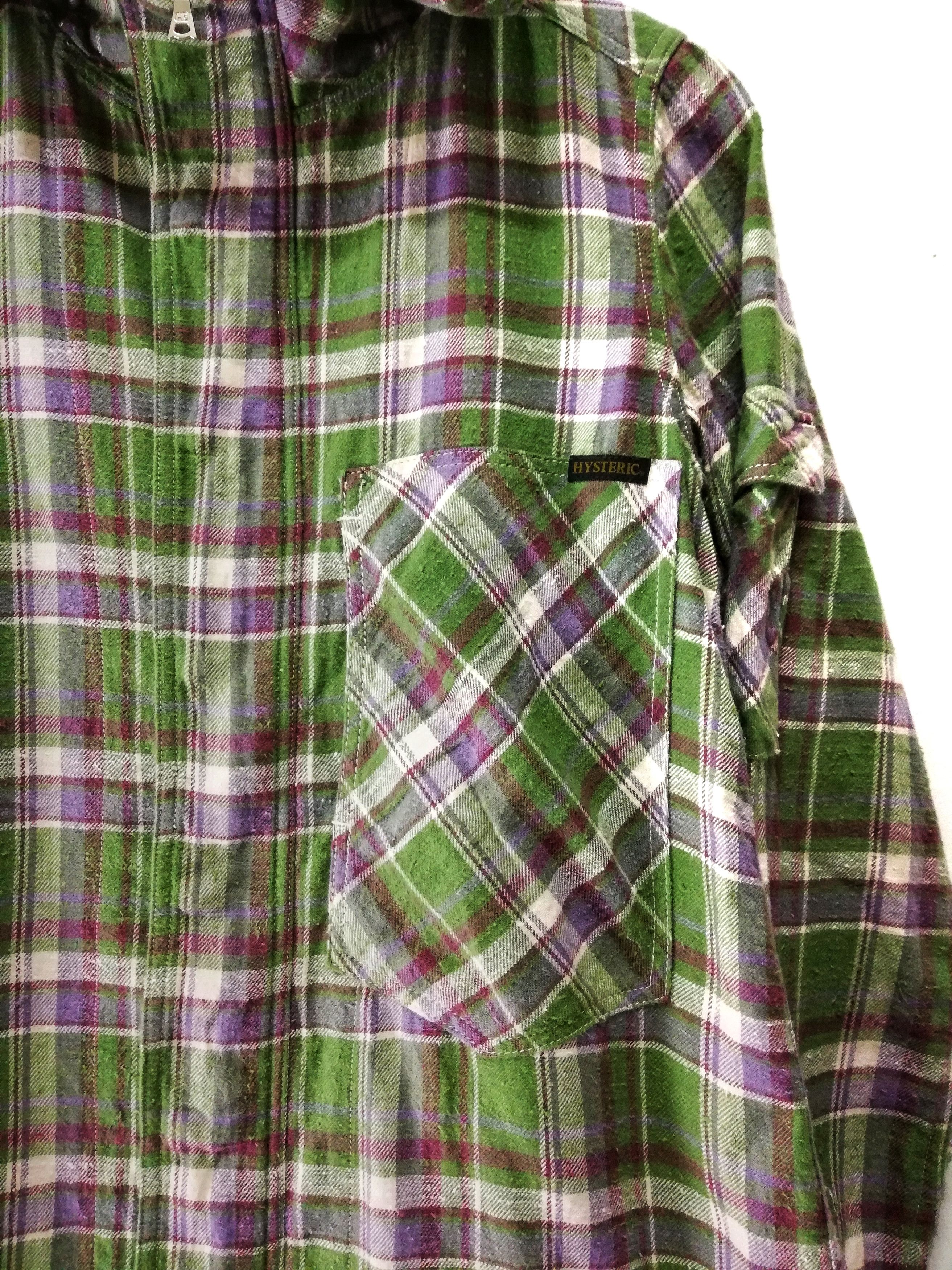 Hysteric Glamour 🔥Hysteric Glamour Tartan Plaid Hoodie Jacket🔥 Size US S / EU 44-46 / 1 - 2 Thumbnail