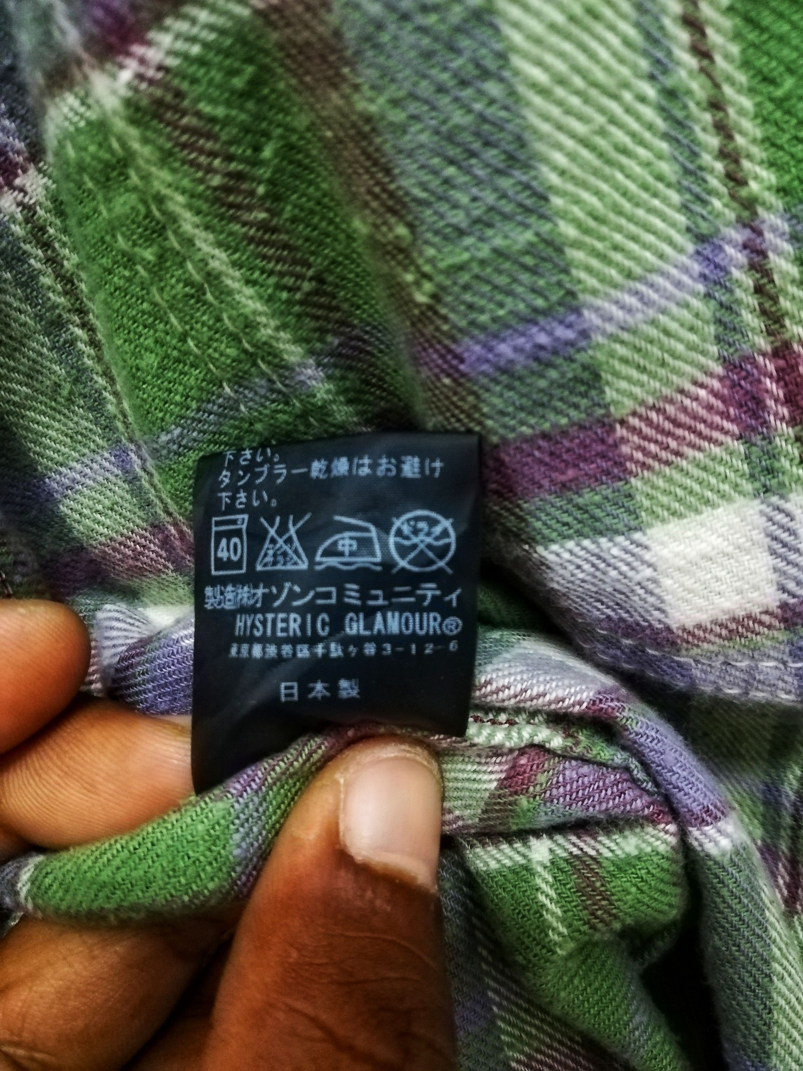 Hysteric Glamour 🔥Hysteric Glamour Tartan Plaid Hoodie Jacket🔥 Size US S / EU 44-46 / 1 - 14 Thumbnail