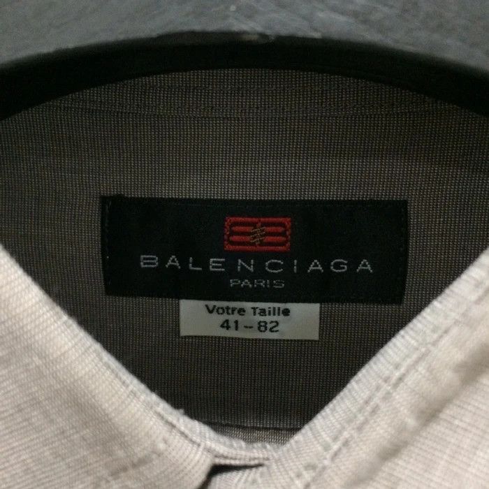 Balenciaga Vintage Balenciaga Paris Single Pocket Shirt Button Up Size US L / EU 52-54 / 3 - 3 Thumbnail