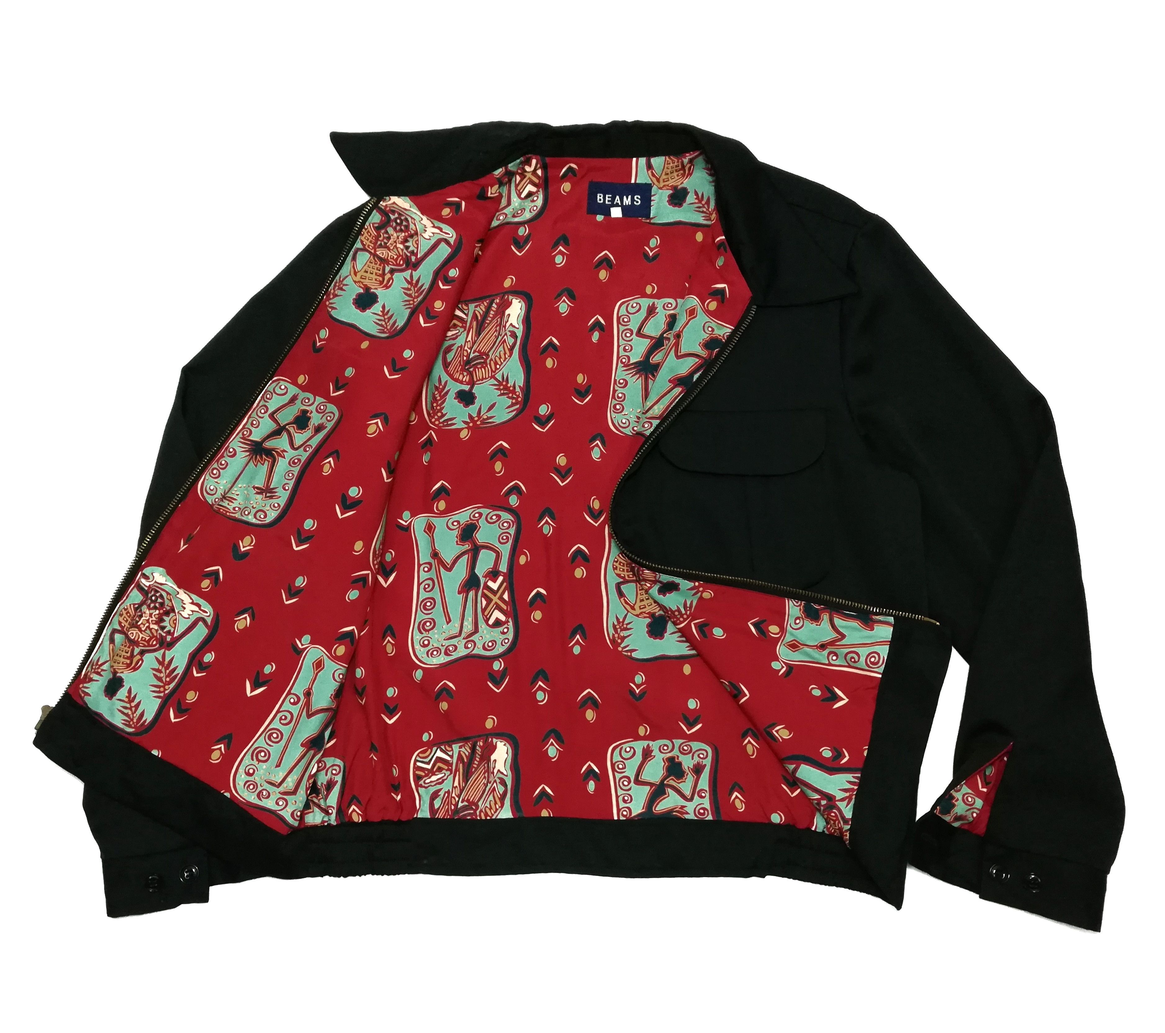 🔥Design 70's Beams Zipper Scovill USA Polyester / Rayon🔥