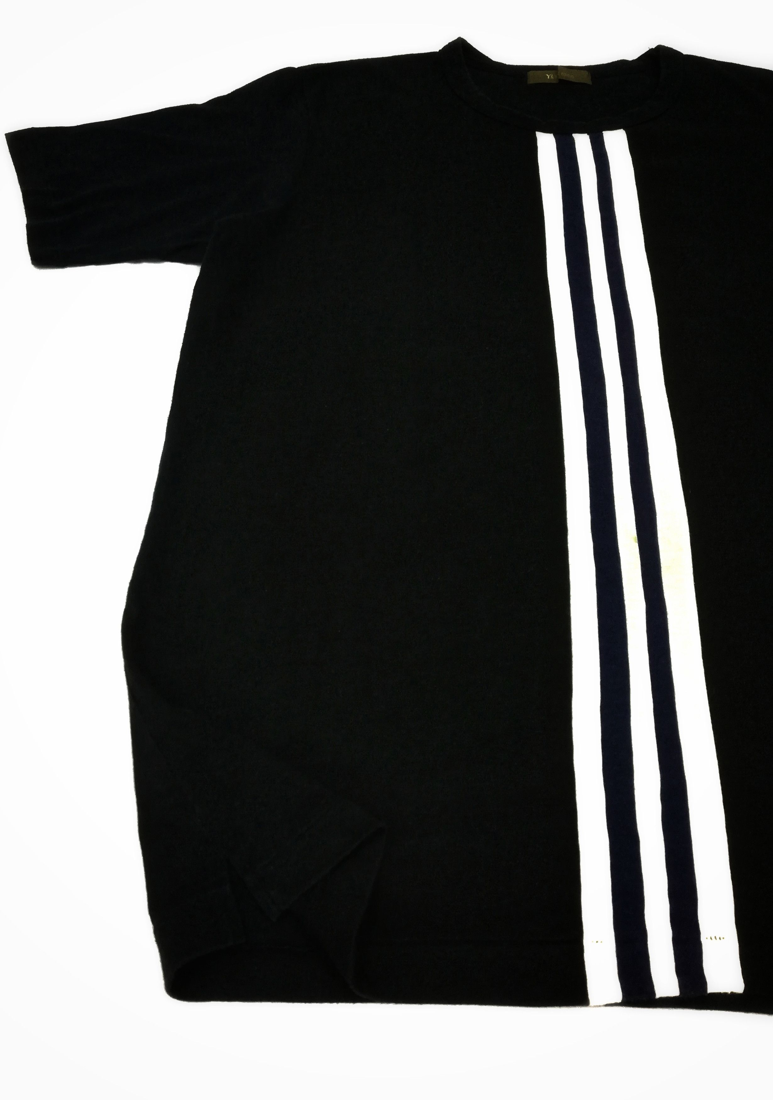 Y's for Men 🔥Vintage 80's - 90's Y's for Men Three Stripes T-Shirts🔥 Size US M / EU 48-50 / 2 - 7 Thumbnail