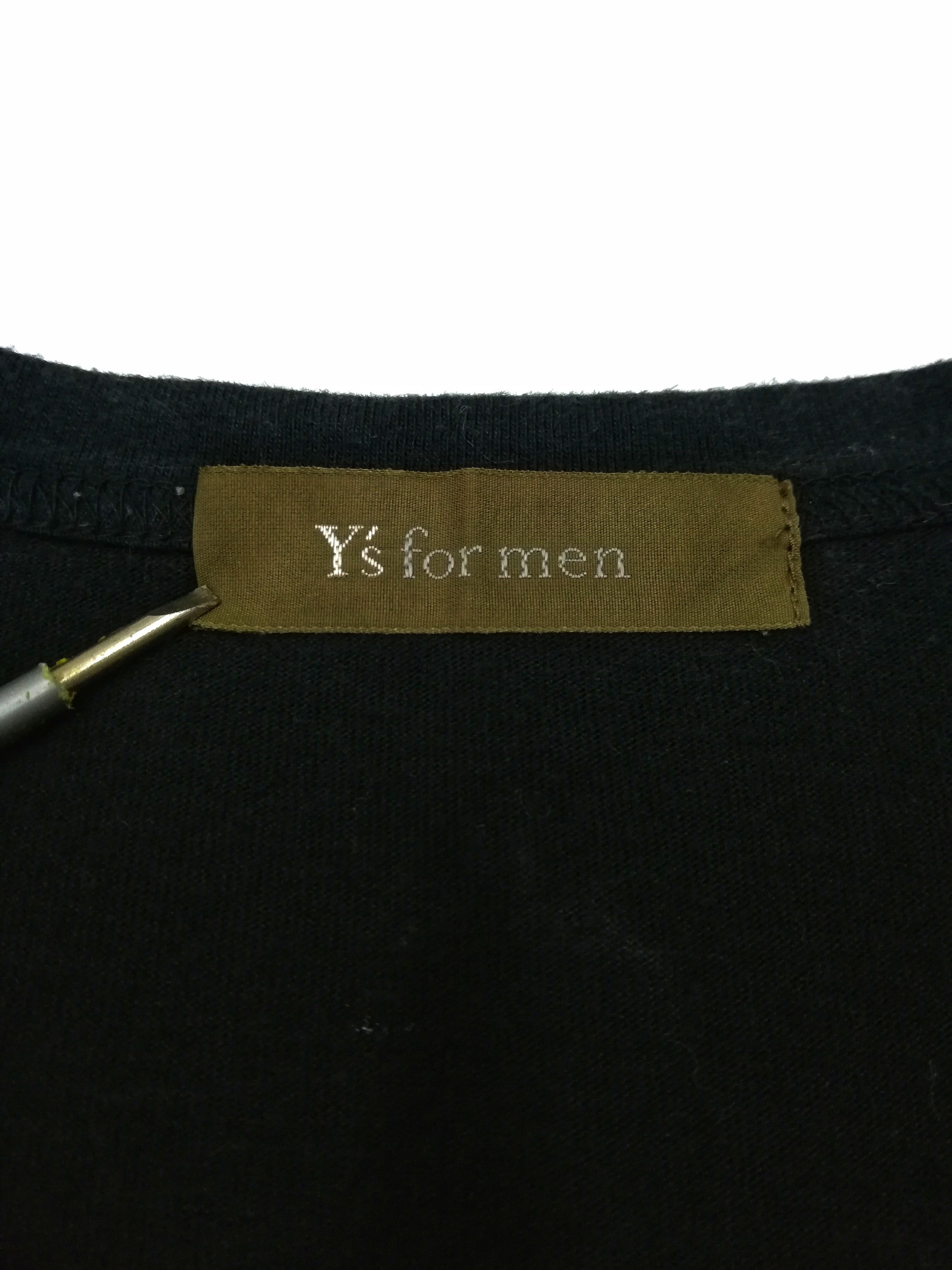 Y's for Men 🔥Vintage 80's - 90's Y's for Men Three Stripes T-Shirts🔥 Size US M / EU 48-50 / 2 - 8 Thumbnail