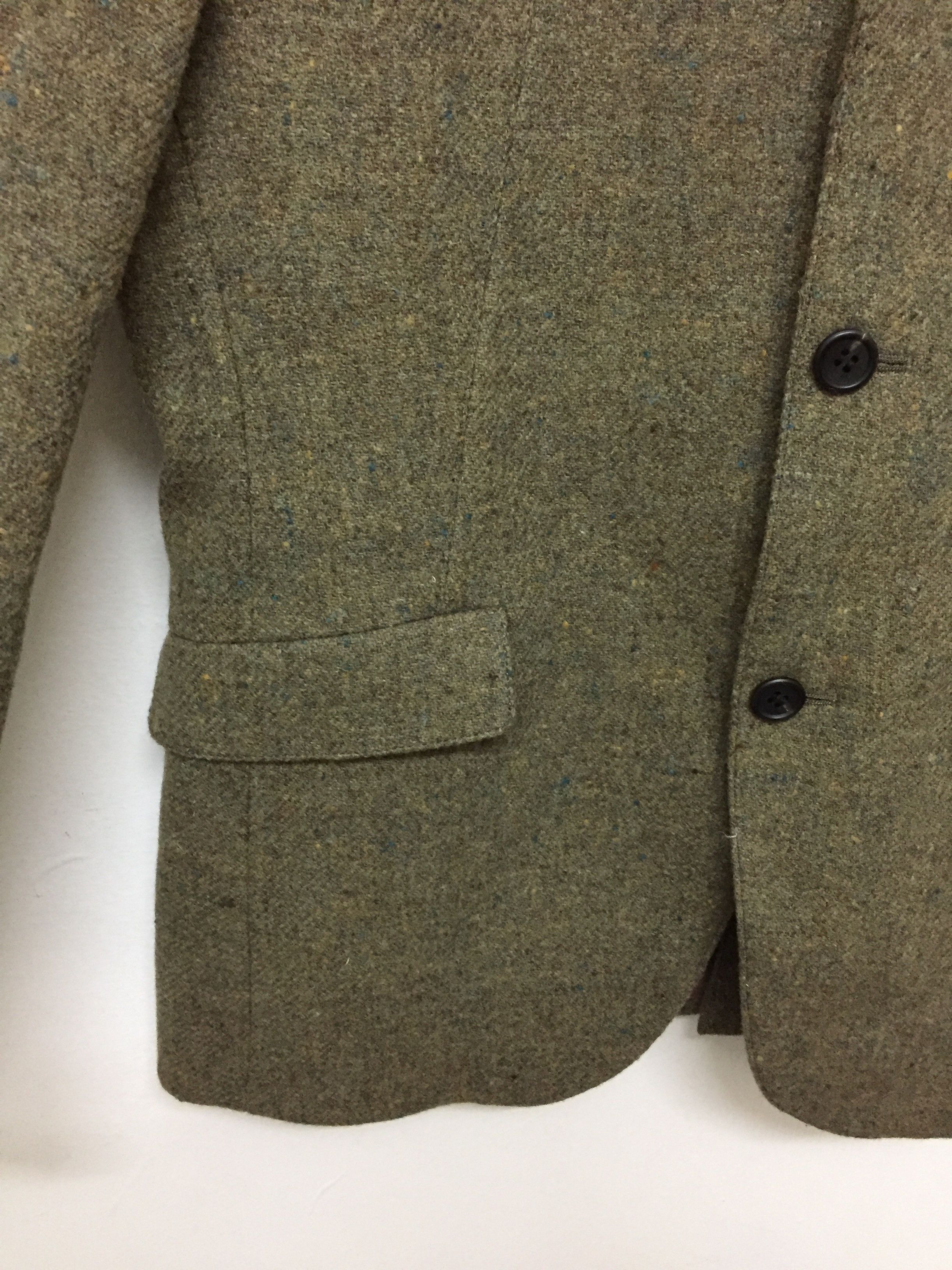 Yohji Yamamoto Wool Blend Shimmer Sparkling green lining jacket /blazer Size US M / EU 48-50 / 2 - 6 Thumbnail