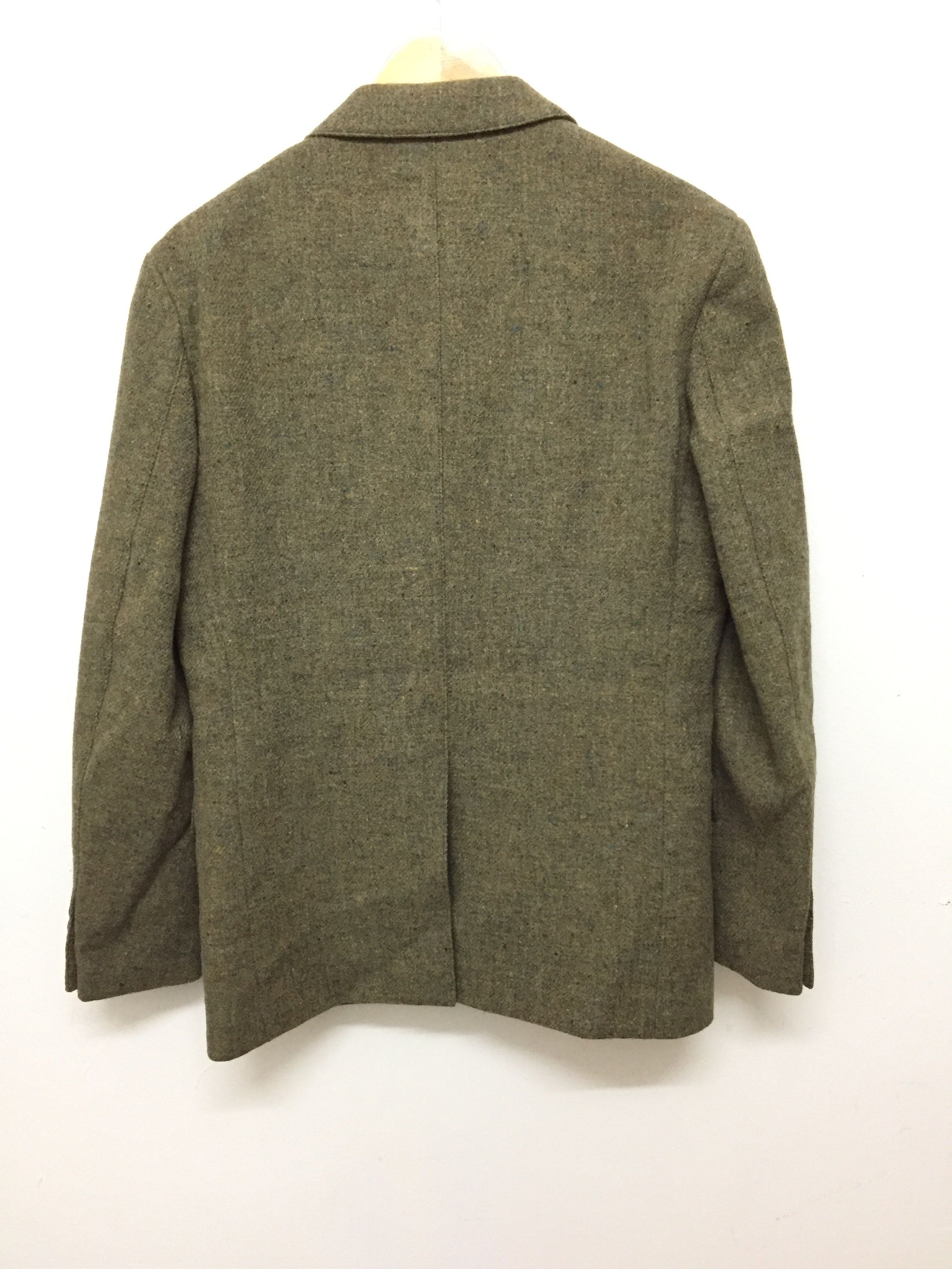 Yohji Yamamoto Wool Blend Shimmer Sparkling green lining jacket /blazer Size US M / EU 48-50 / 2 - 8 Thumbnail