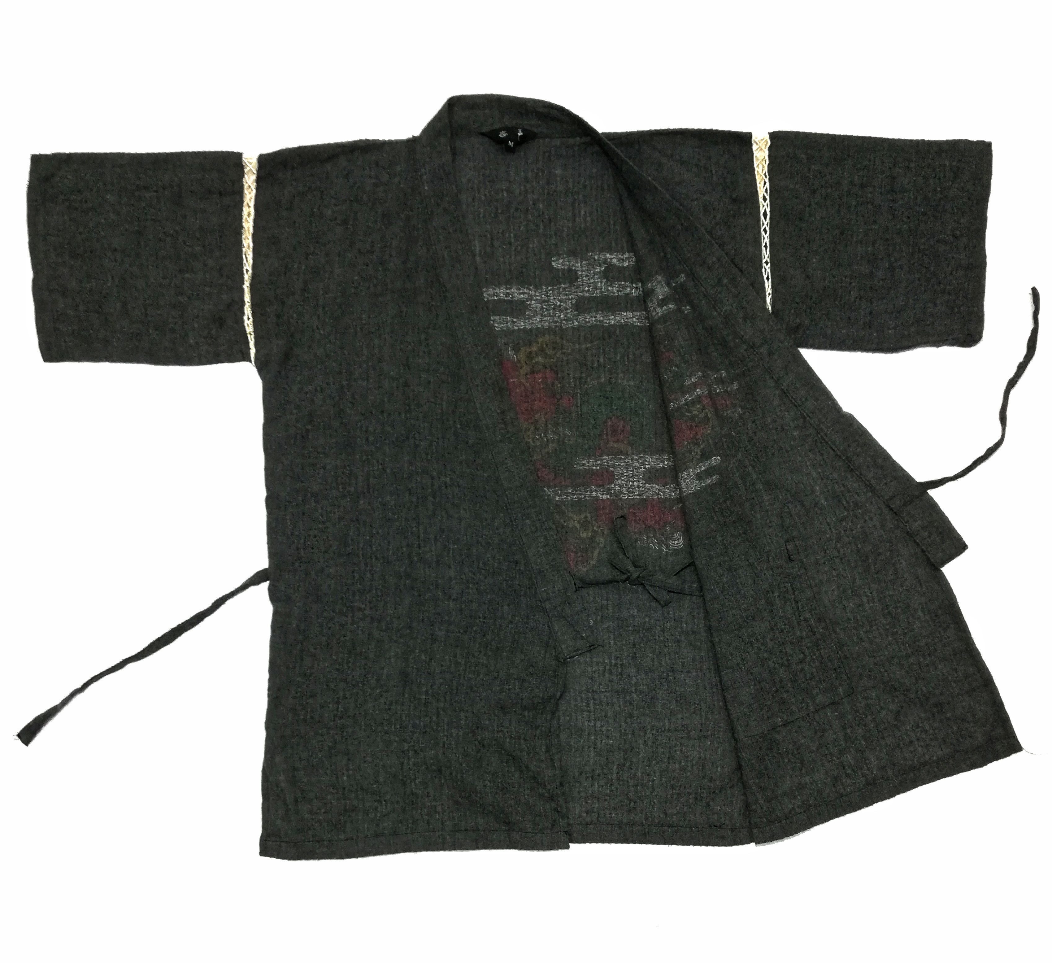 Art Comes First 🔥Vintage Japan Man Cool Kimono Shirt Dragon Big Logo🔥 Size US S / EU 44-46 / 1 - 12 Thumbnail