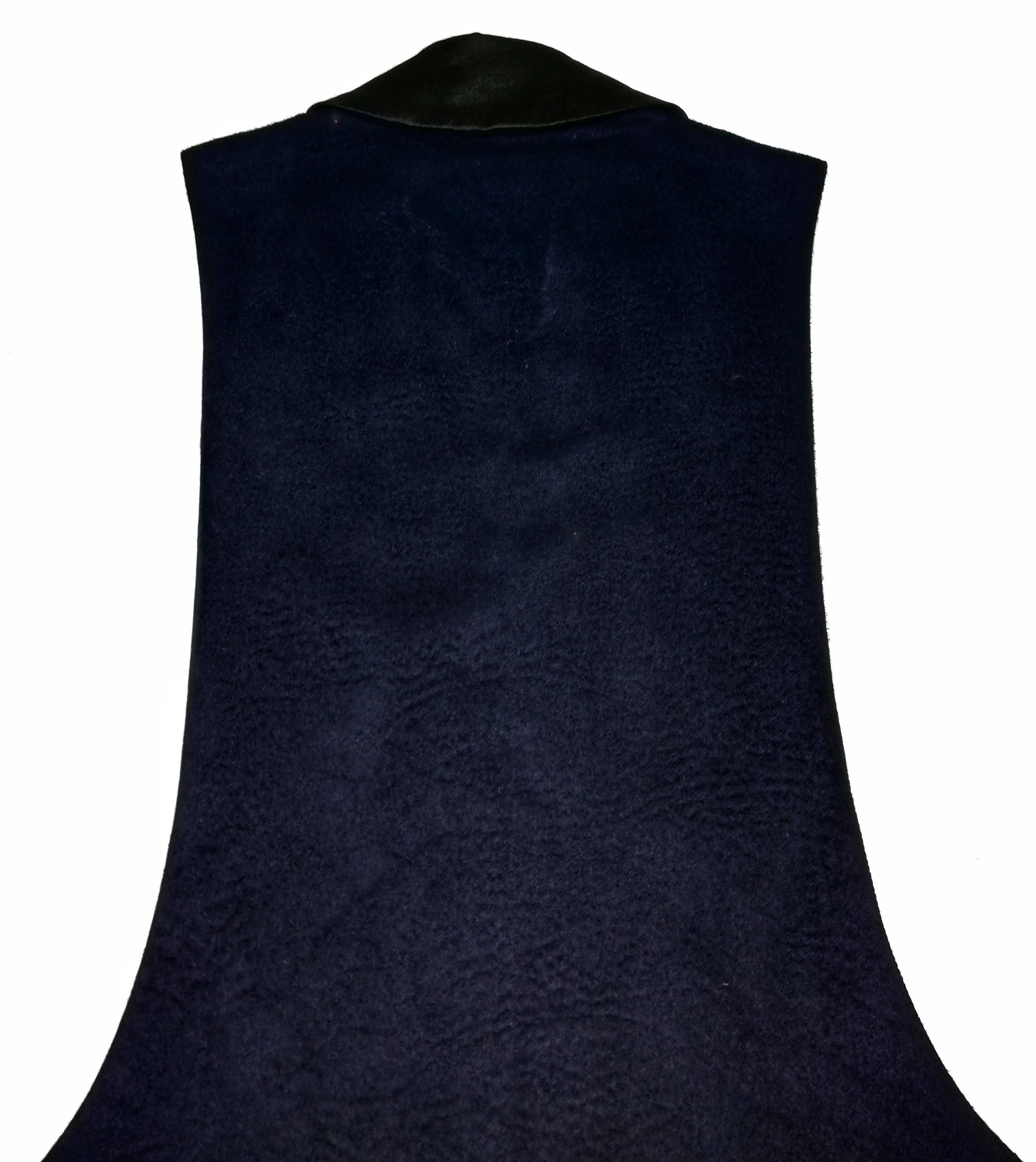 Hysteric Glamour 🔥Rare G By Hysteric Glamour Velvet Dark Blue Vest Jacket🔥 Size US S / EU 44-46 / 1 - 10 Thumbnail