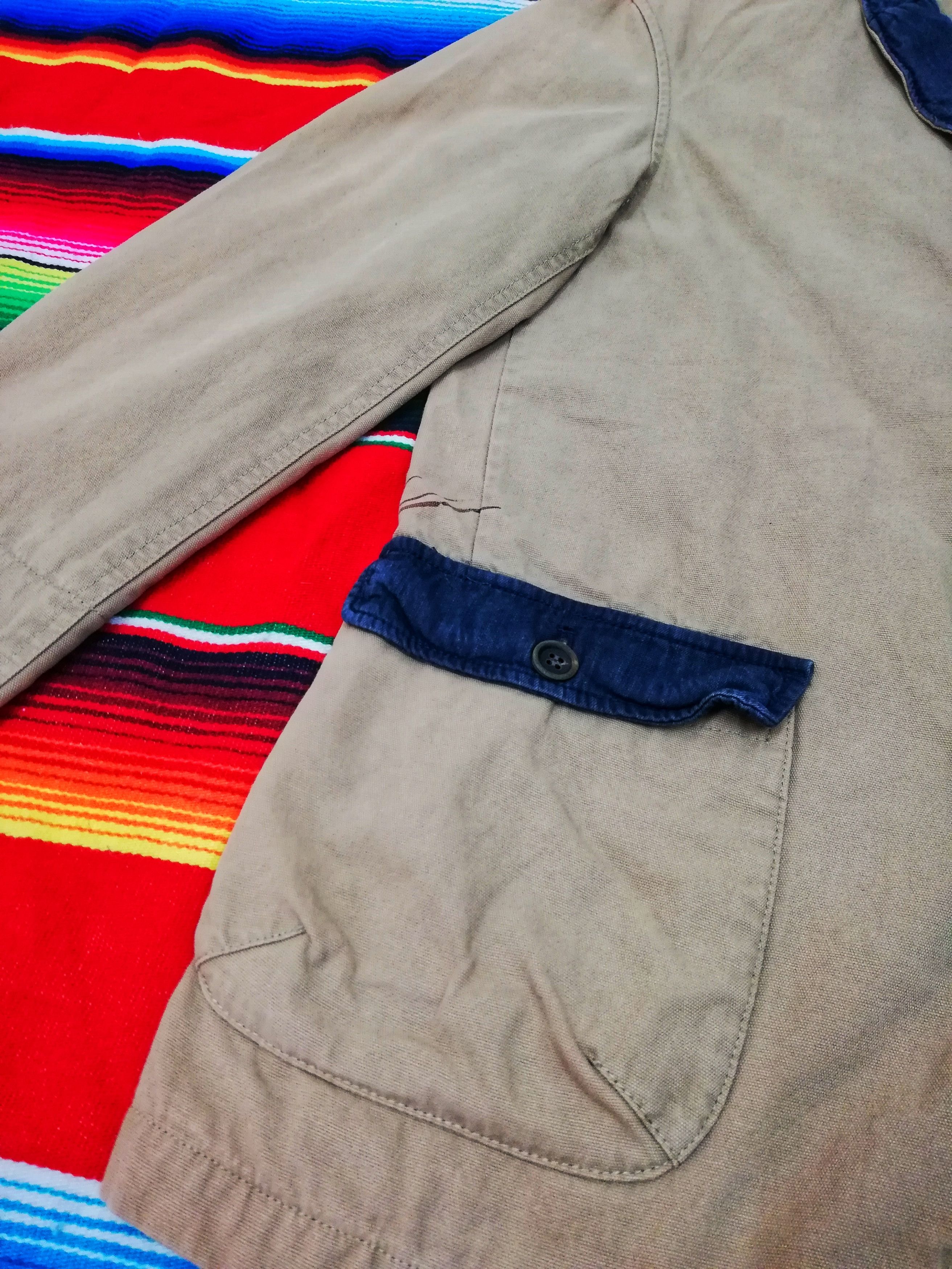 Japanese Brand 🔥Fish Embroidered Japanese Traditional Wear Beggie🔥 Size US M / EU 48-50 / 2 - 9 Thumbnail