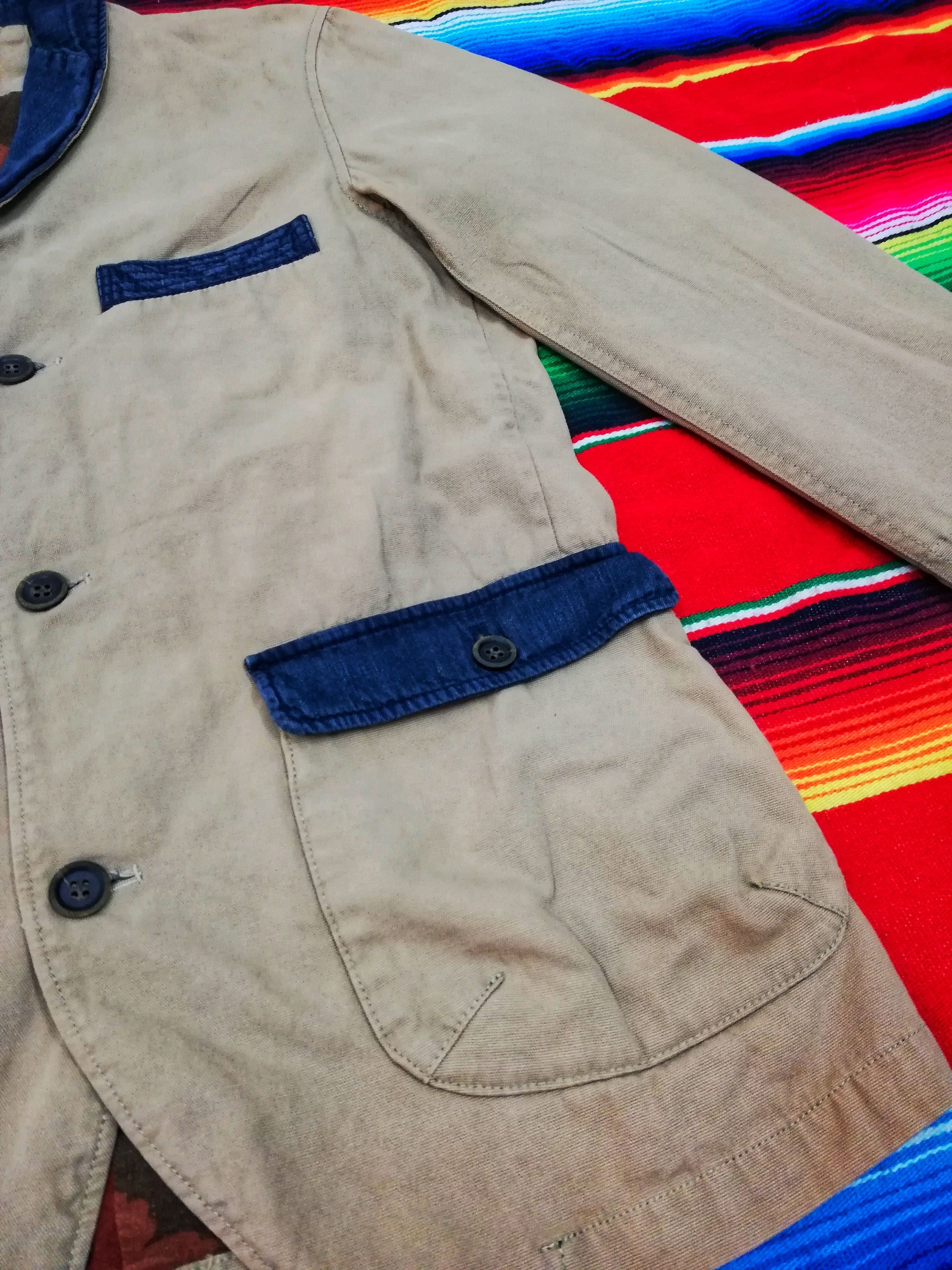 Japanese Brand 🔥Fish Embroidered Japanese Traditional Wear Beggie🔥 Size US M / EU 48-50 / 2 - 10 Thumbnail