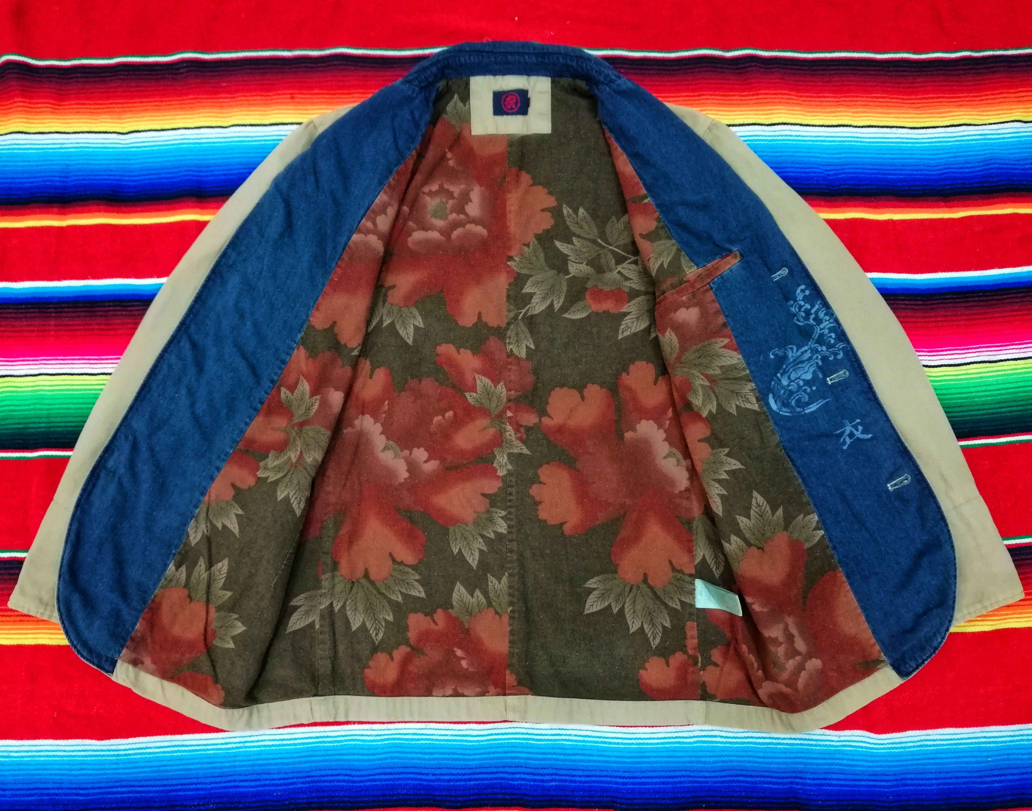 Japanese Brand 🔥Fish Embroidered Japanese Traditional Wear Beggie🔥 Size US M / EU 48-50 / 2 - 12 Thumbnail