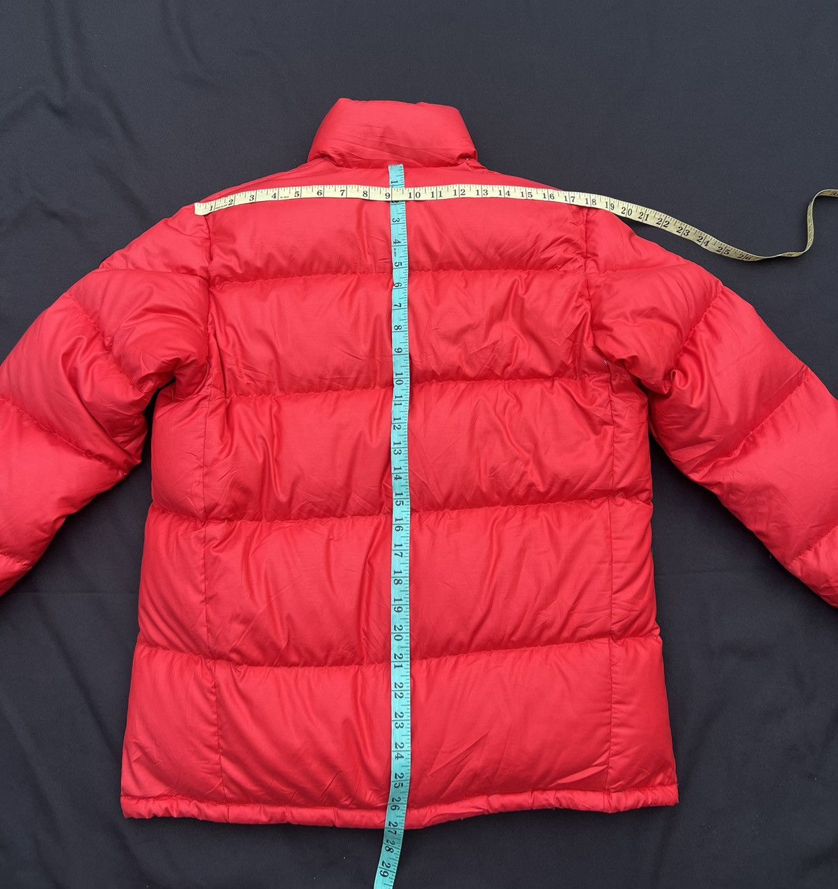 Asics Vintage 80s Moncler X Asics Japan Red Puffer Down Jacket Size US S / EU 44-46 / 1 - 24 Thumbnail