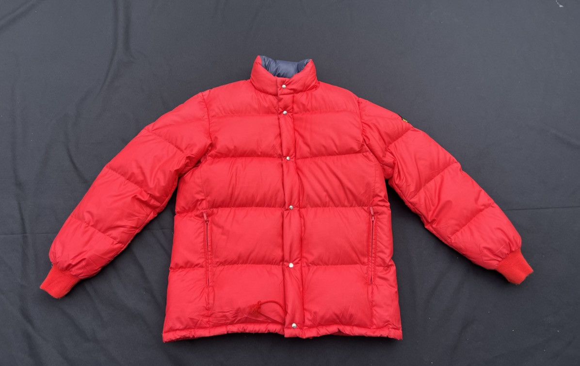 Asics Vintage 80s Moncler X Asics Japan Red Puffer Down Jacket Size US S / EU 44-46 / 1 - 20 Thumbnail