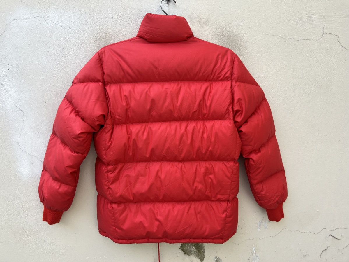 Asics Vintage 80s Moncler X Asics Japan Red Puffer Down Jacket Size US S / EU 44-46 / 1 - 8 Thumbnail