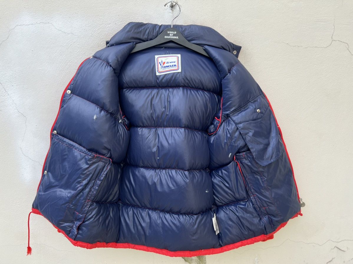 Asics Vintage 80s Moncler X Asics Japan Red Puffer Down Jacket Size US S / EU 44-46 / 1 - 14 Thumbnail