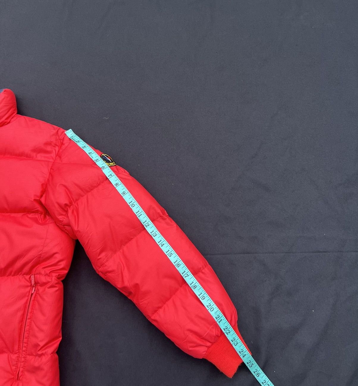 Asics Vintage 80s Moncler X Asics Japan Red Puffer Down Jacket Size US S / EU 44-46 / 1 - 22 Thumbnail