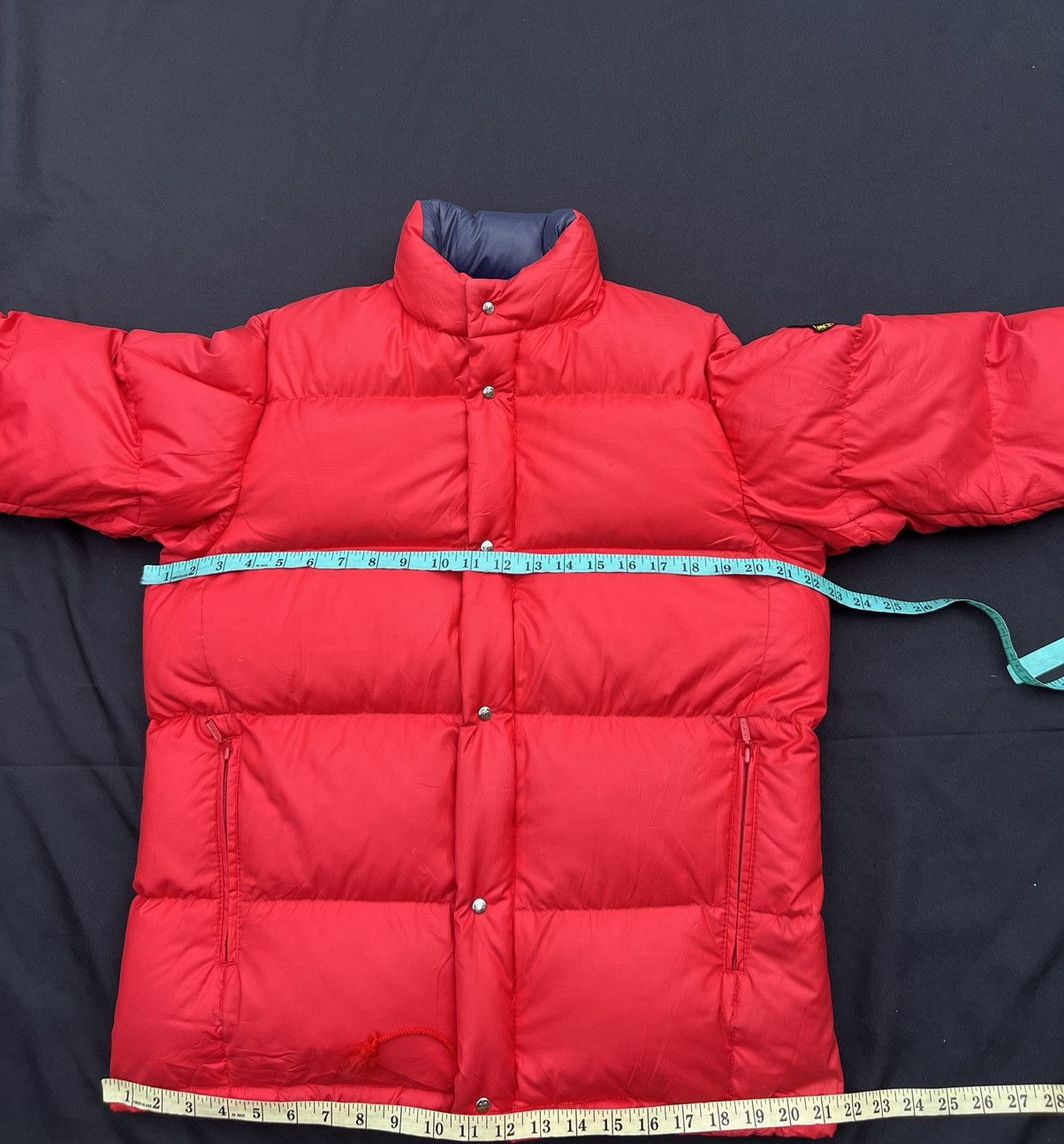 Asics Vintage 80s Moncler X Asics Japan Red Puffer Down Jacket Size US S / EU 44-46 / 1 - 21 Thumbnail