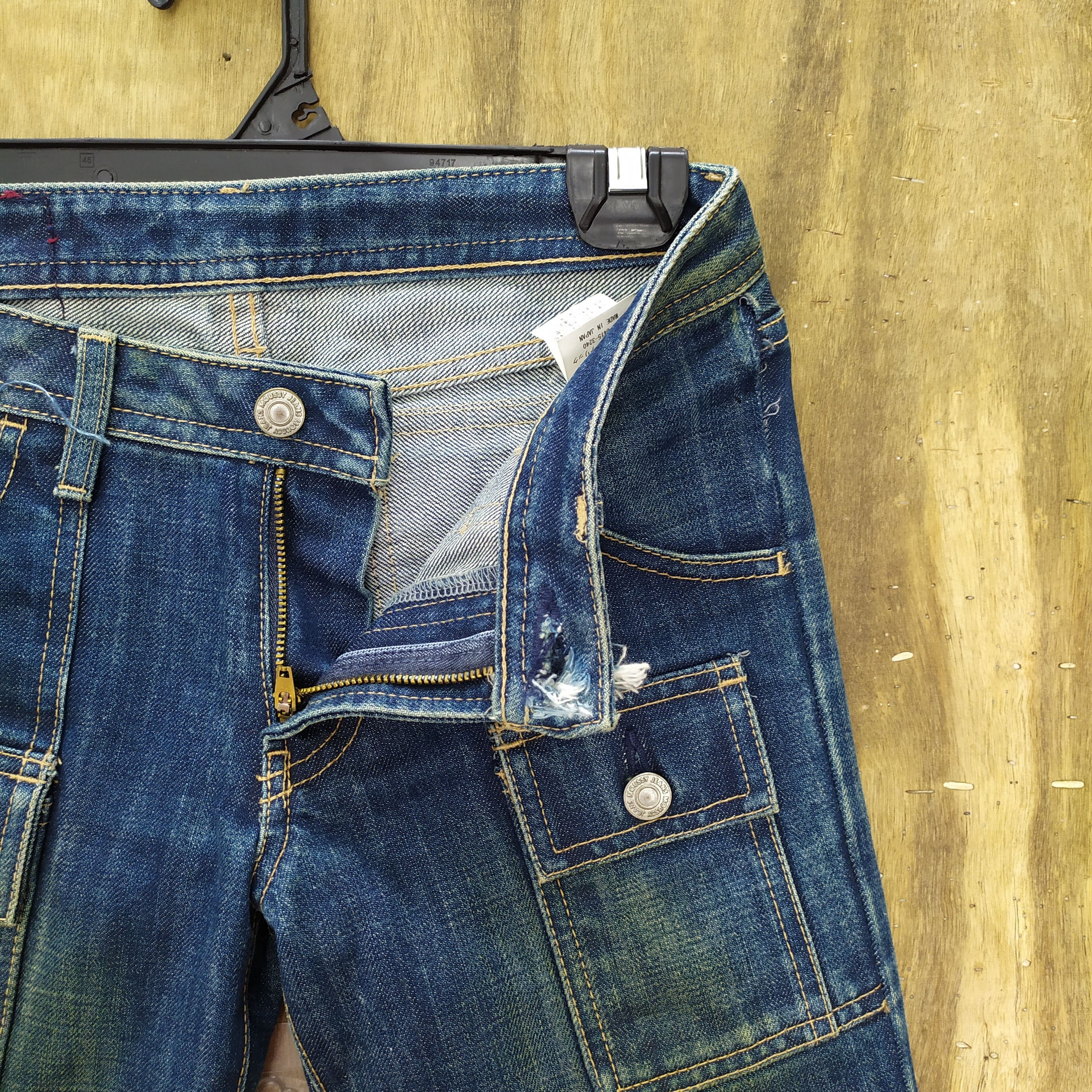 Japanese Brand × Jean JAPAN MADE! JEANS FLARE BUSH PANTS/ MULTIPOCKET Size US 26 / EU 42 - 3 Thumbnail