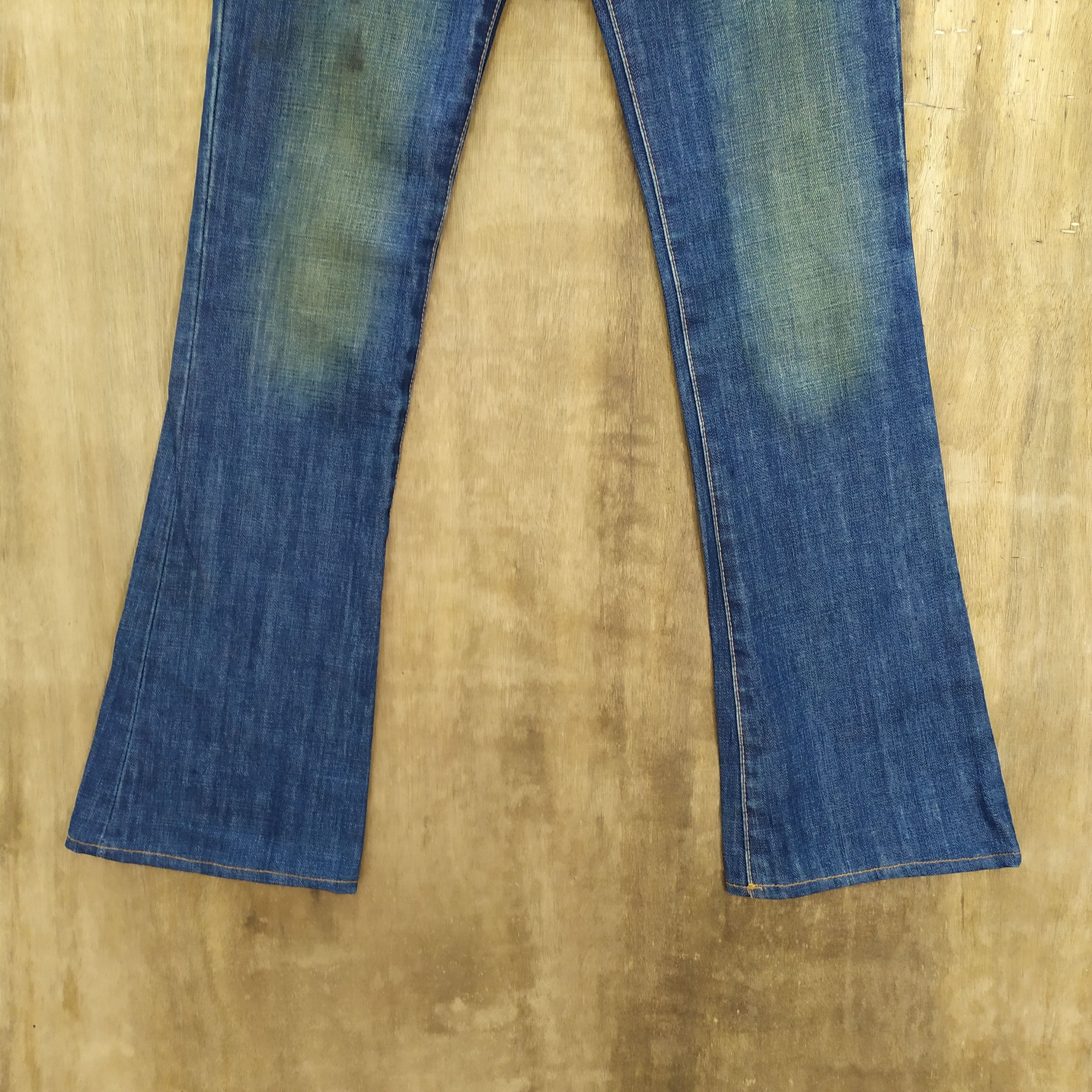 Japanese Brand × Jean JAPAN MADE! JEANS FLARE BUSH PANTS/ MULTIPOCKET Size US 26 / EU 42 - 4 Thumbnail