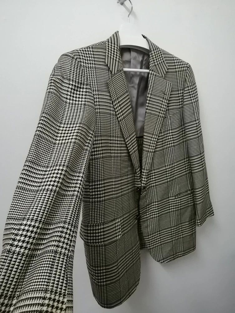 Burberry Vintage BURBERRY Pure Silk Blazer Size US M / EU 48-50 / 2 - 6 Thumbnail