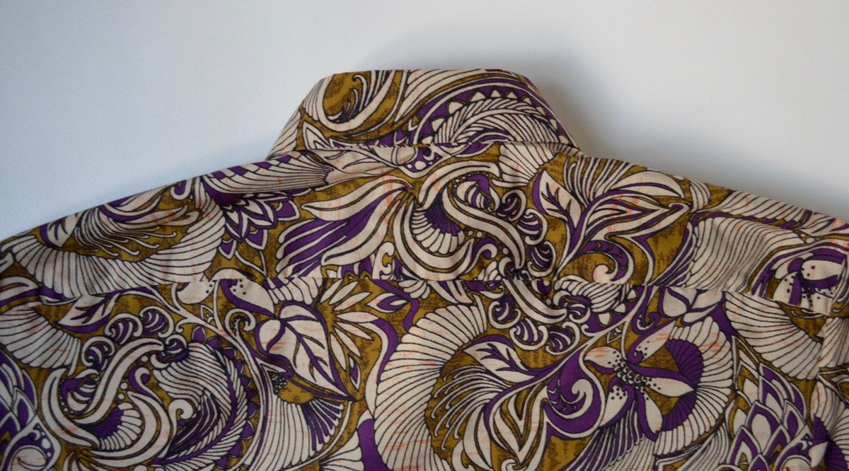 Dries Van Noten A/W 20 Psychedelic Paisley Shirt Size US M / EU 48-50 / 2 - 9 Thumbnail