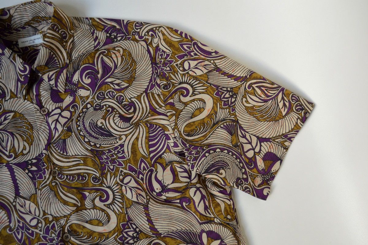 Dries Van Noten A/W 20 Psychedelic Paisley Shirt Size US M / EU 48-50 / 2 - 6 Thumbnail